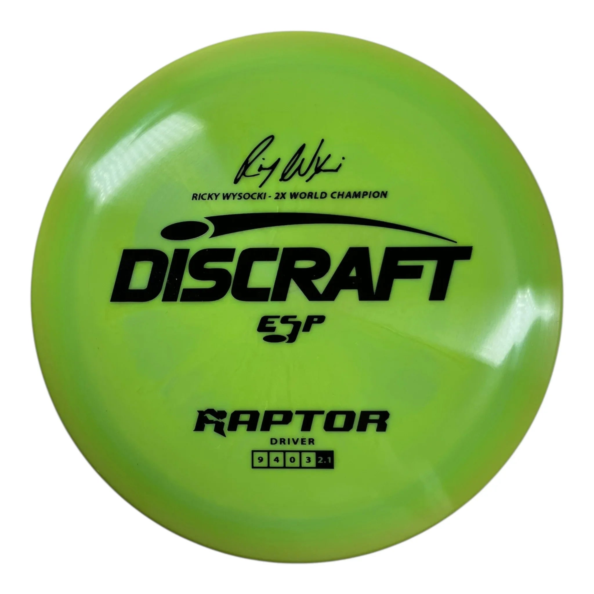 Discraft Raptor | ESP | Green/Black 174g (Ricky Wysocki) Disc Golf