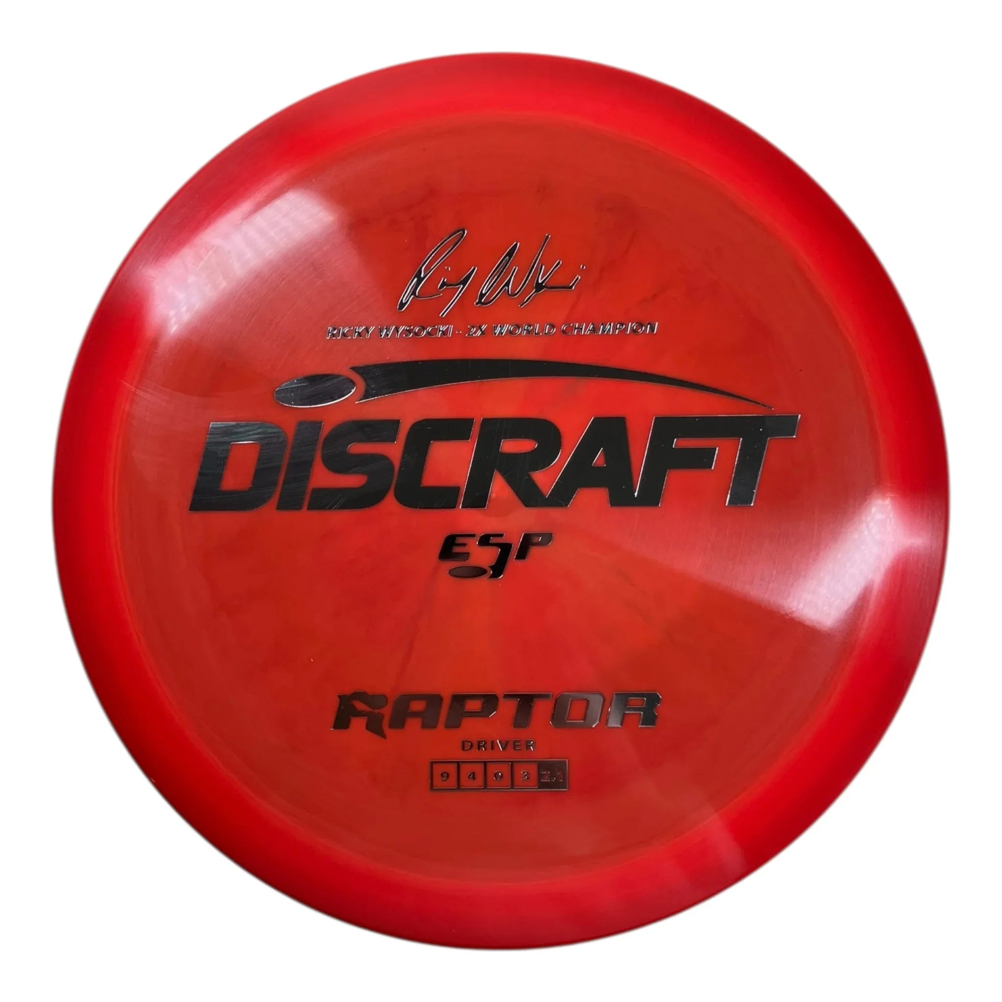 Discraft Raptor | ESP | Orange/Silver 174g (Ricky Wysocki) Disc Golf