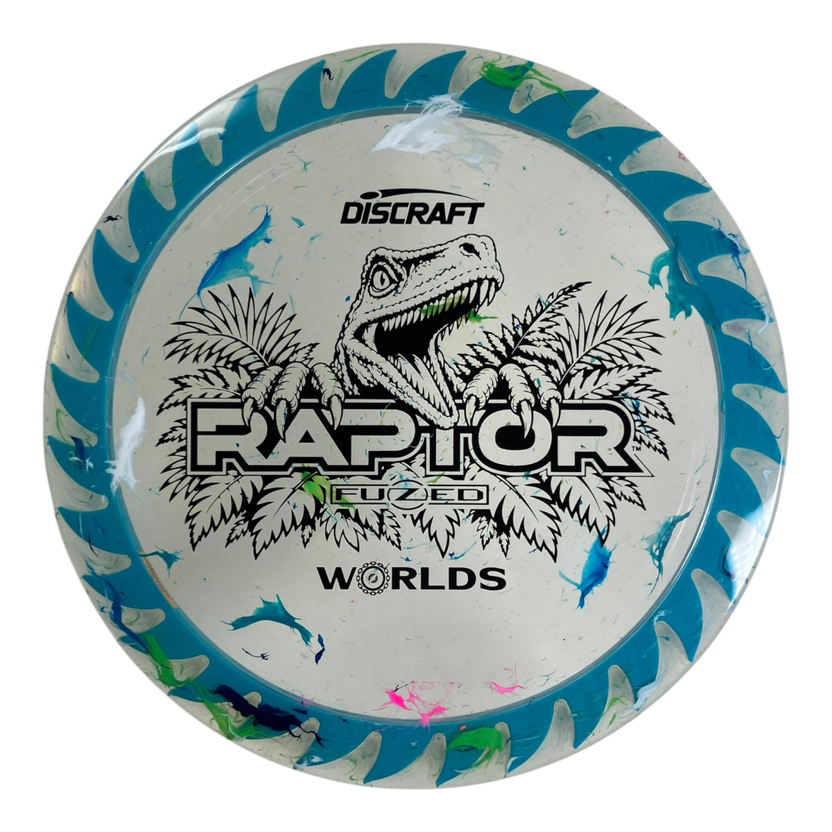 Discraft Raptor | Jawbreaker Z FuZed | Blue/Black 174g (2026 Worlds) Disc Golf