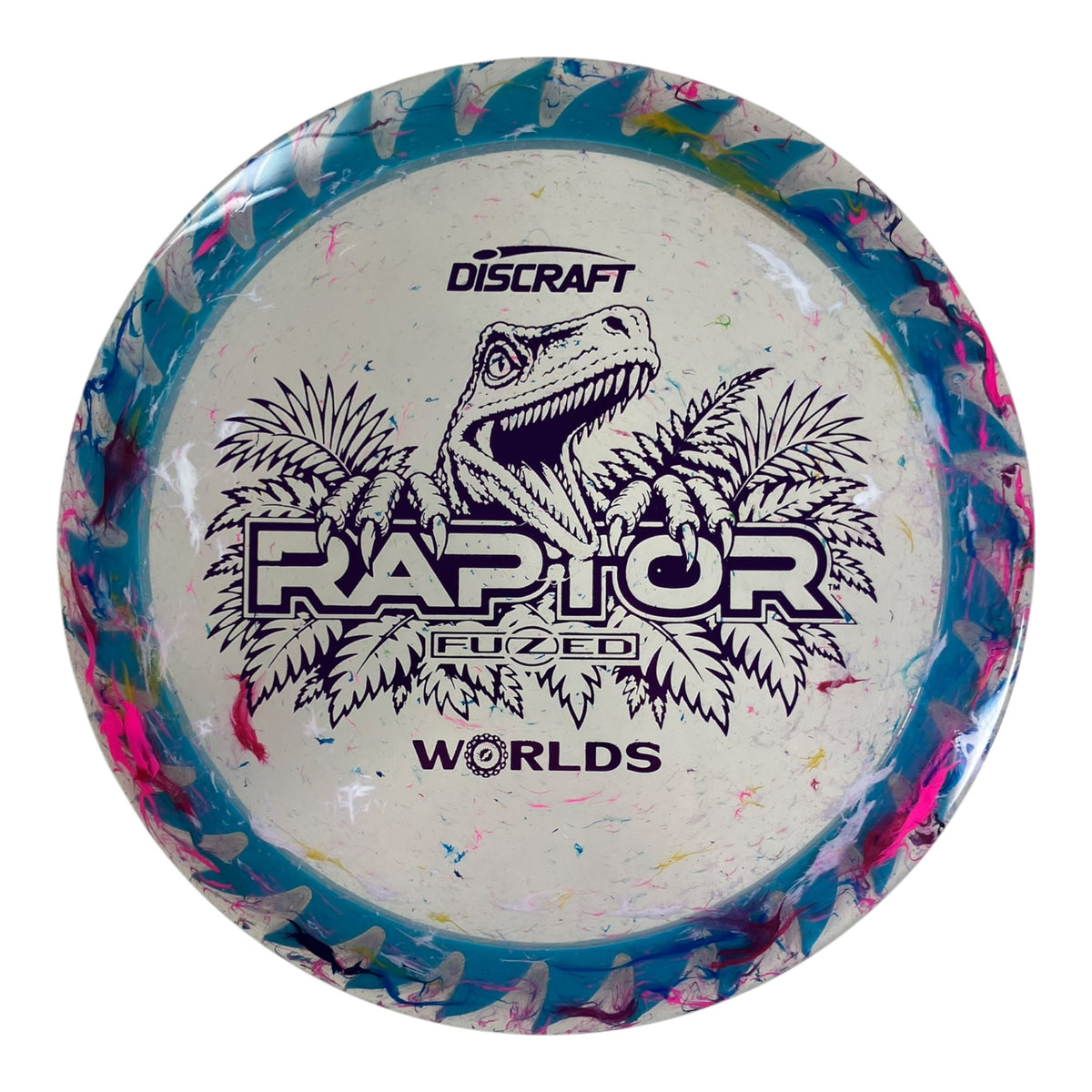 Discraft Raptor | Jawbreaker Z FuZed | Blue/Purple 174g (2026 Worlds) Disc Golf