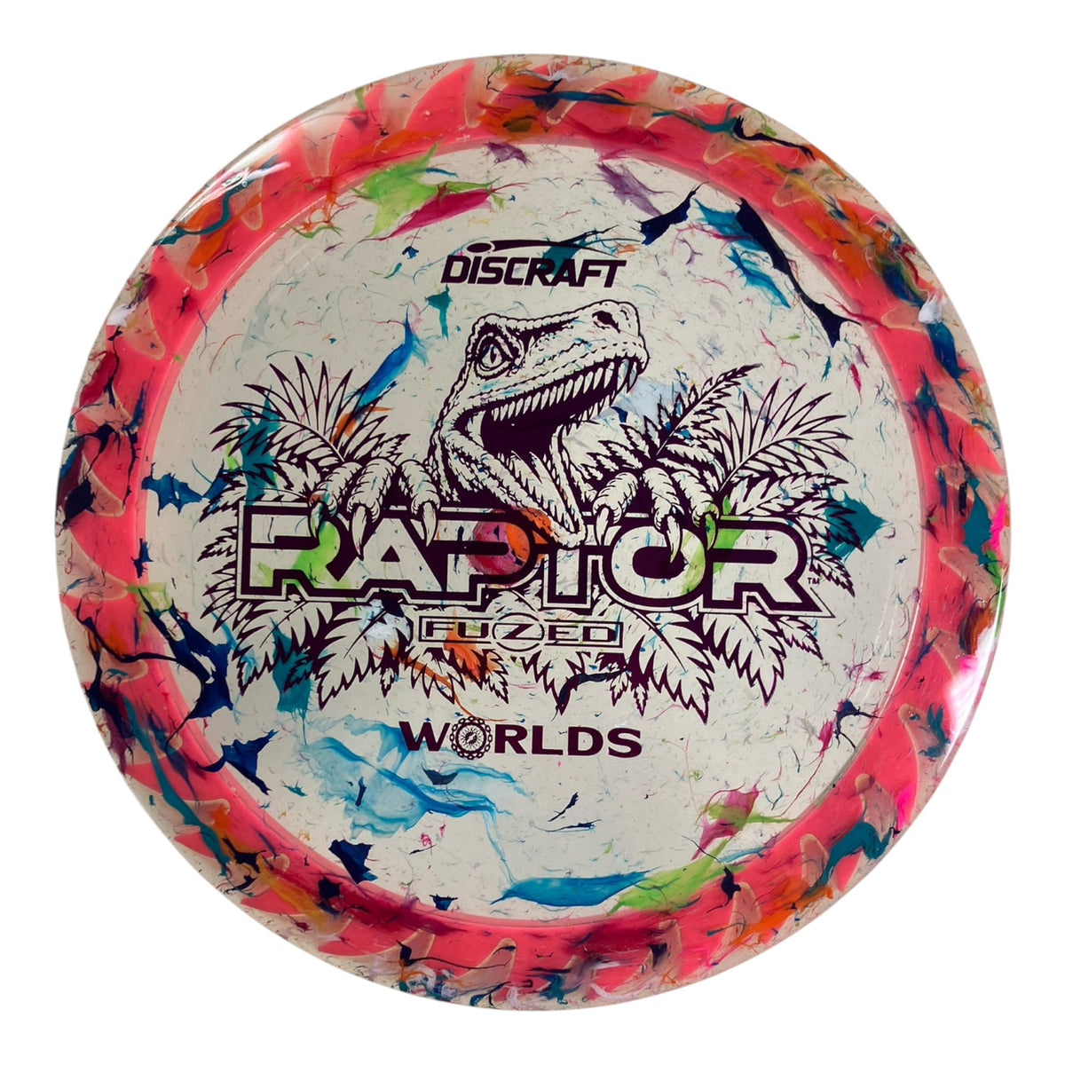 Discraft Raptor | Jawbreaker Z FuZed | Pink/Purple 174g (2026 Worlds) Disc Golf