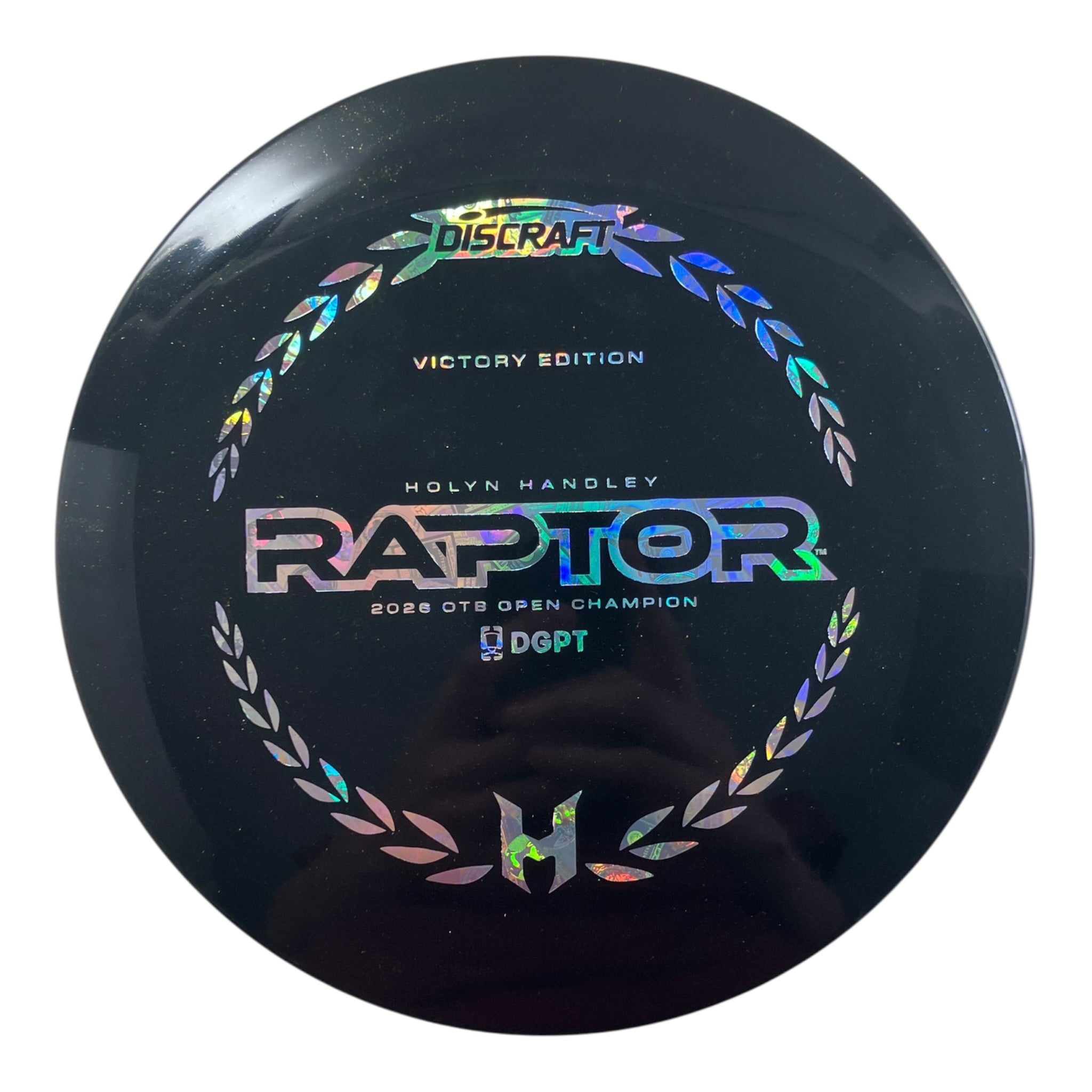 Discraft Raptor | Midnight | Black/Money 177g (Holyn Handley - Victory Edition) Disc Golf