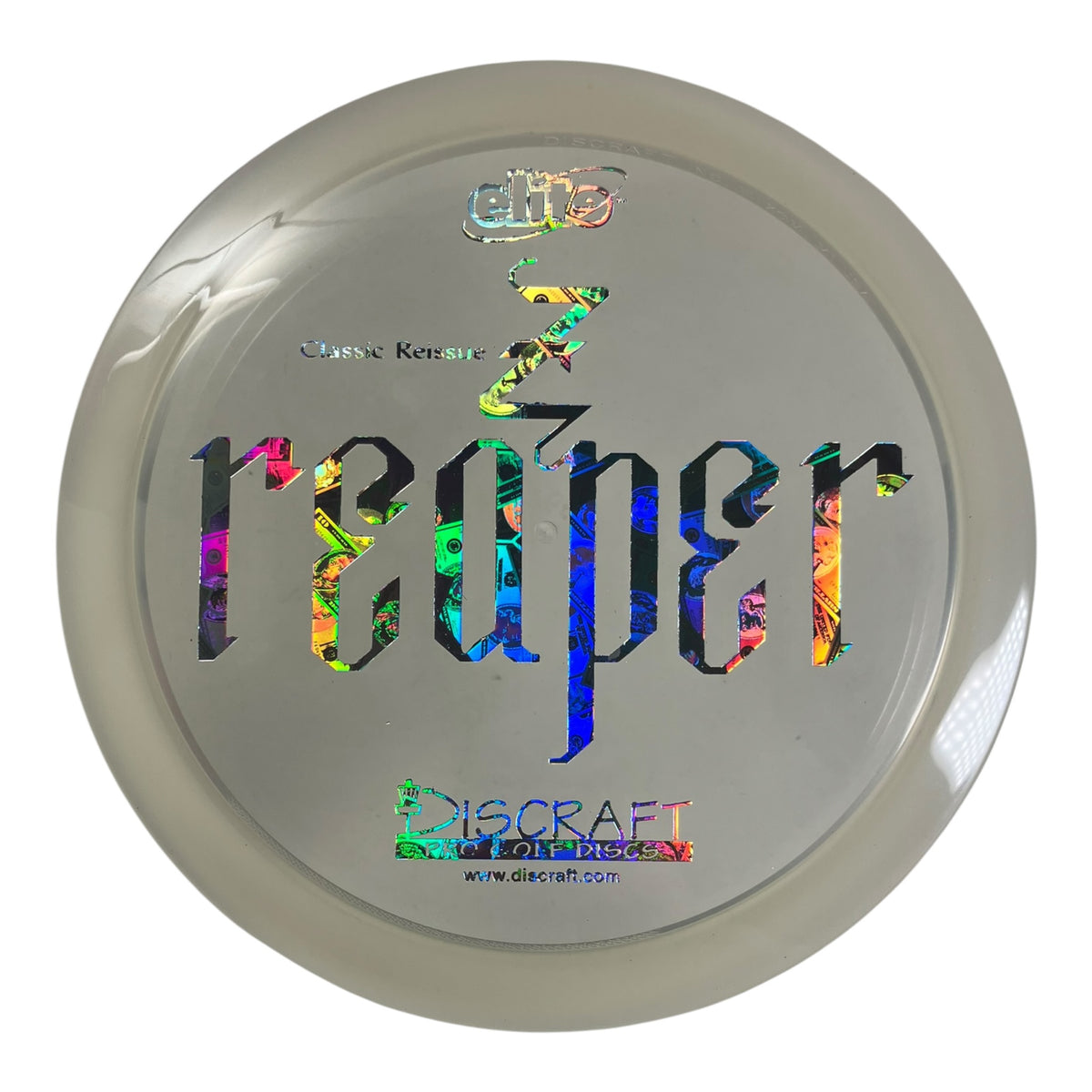 Discraft Reaper | Z Line | Clear/Money 175g (Classic Reissue) Disc Golf