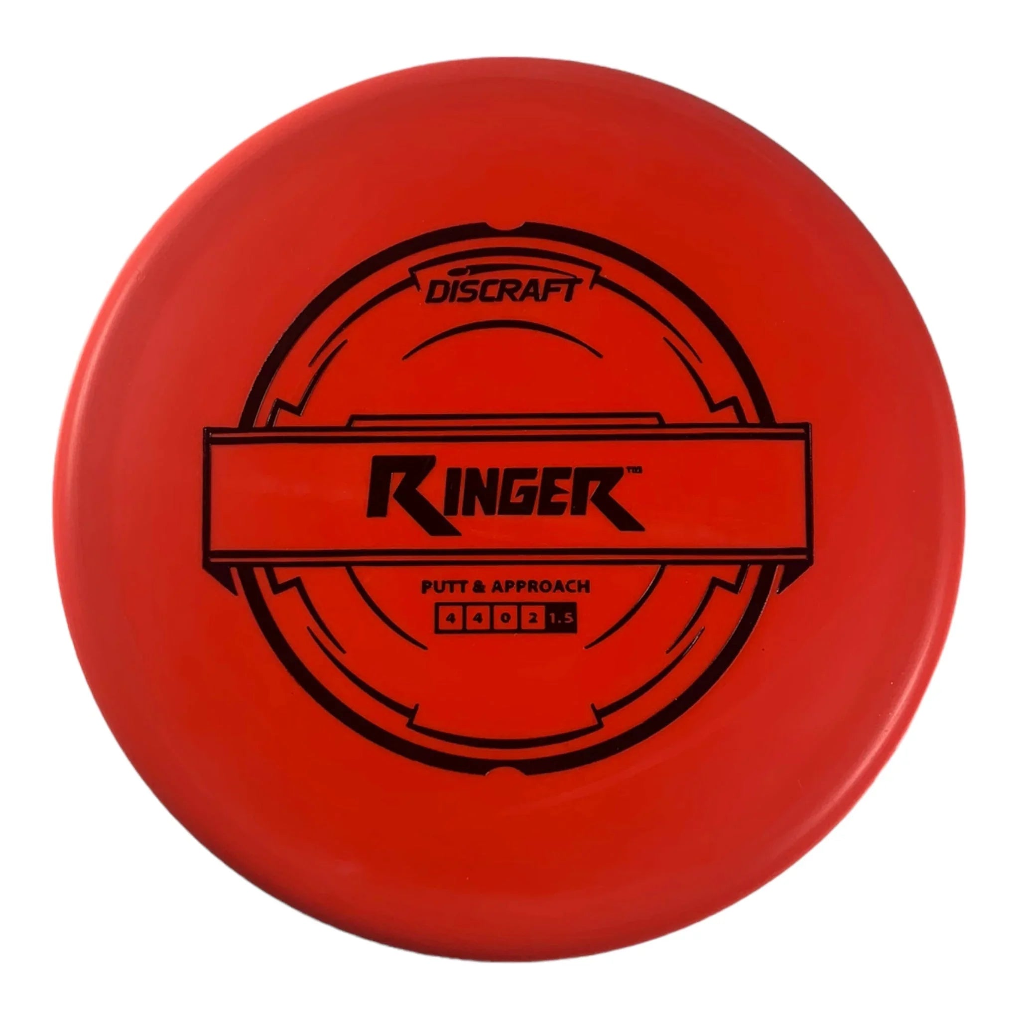 Discraft Ringer | Putter Line | Red/Black 169 - 172g Disc Golf