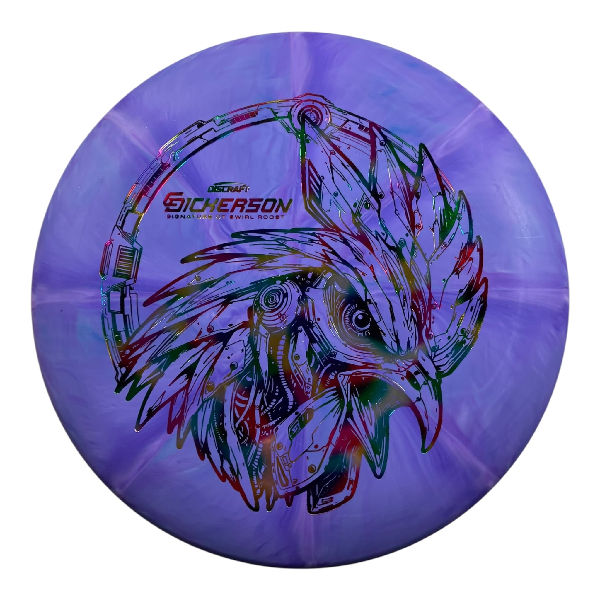 Discraft Roost | CT Swirl | Purple/JellyBean 173g (Chris Dickerson) Disc Golf