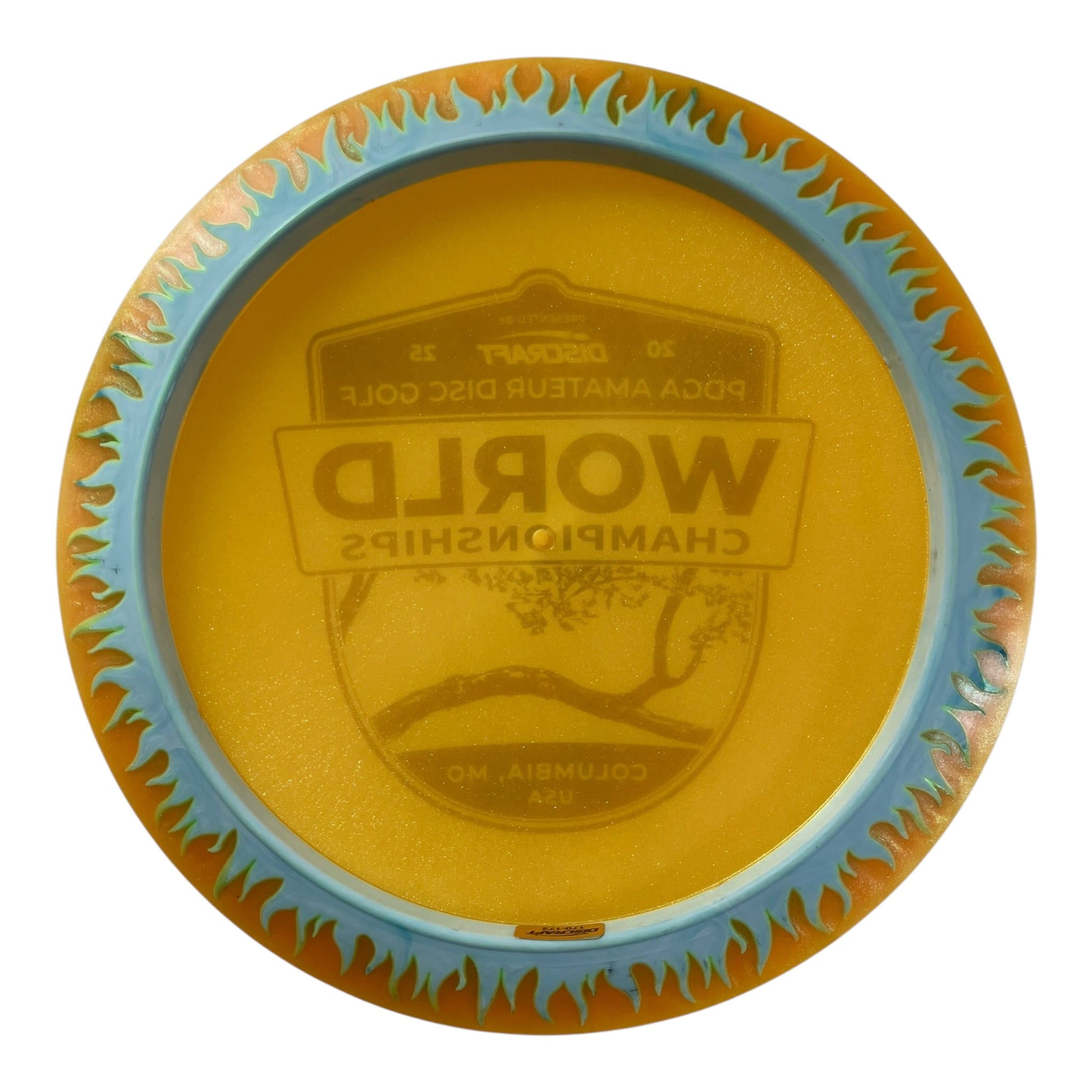 Discraft Scorch | Colorshift FuZed Line | Yellow/Stars 172g (AM Worlds 2025) Disc Golf