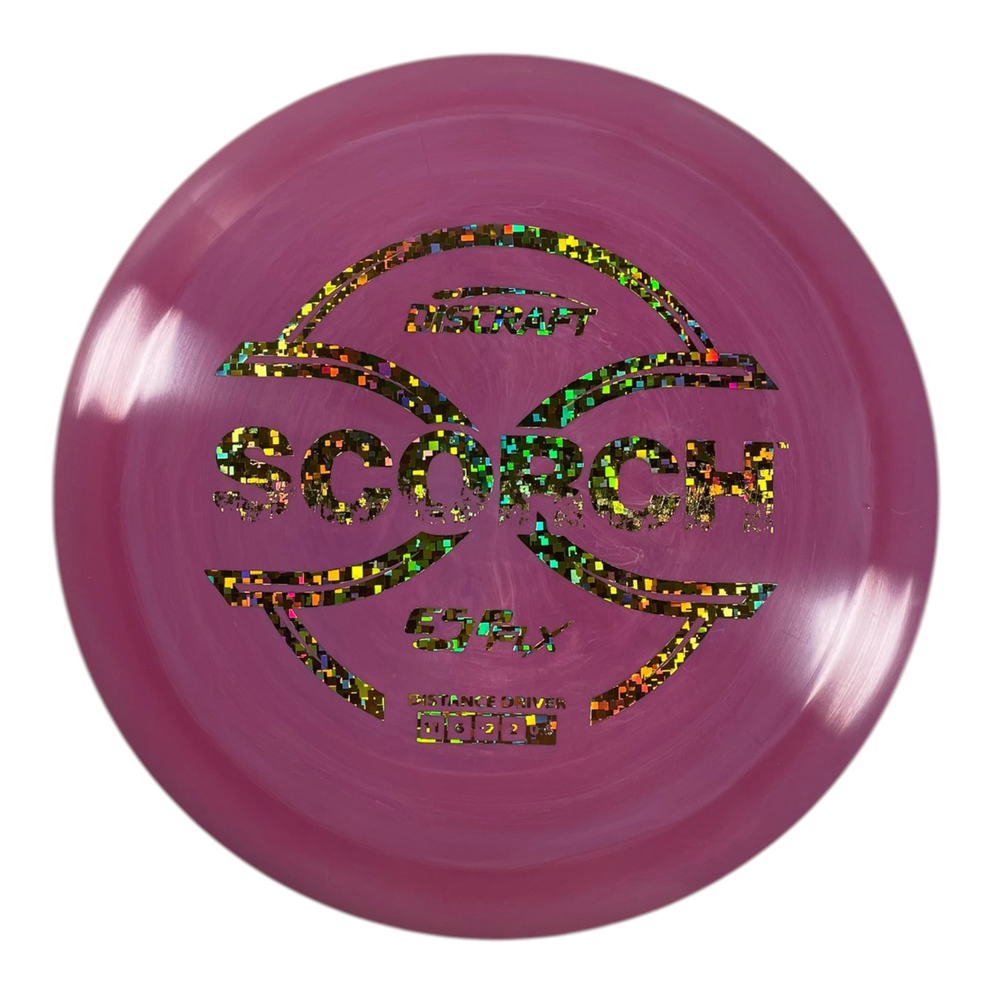 Discraft Scorch | ESP FLX | Pink/Gold Holo 167g Disc Golf
