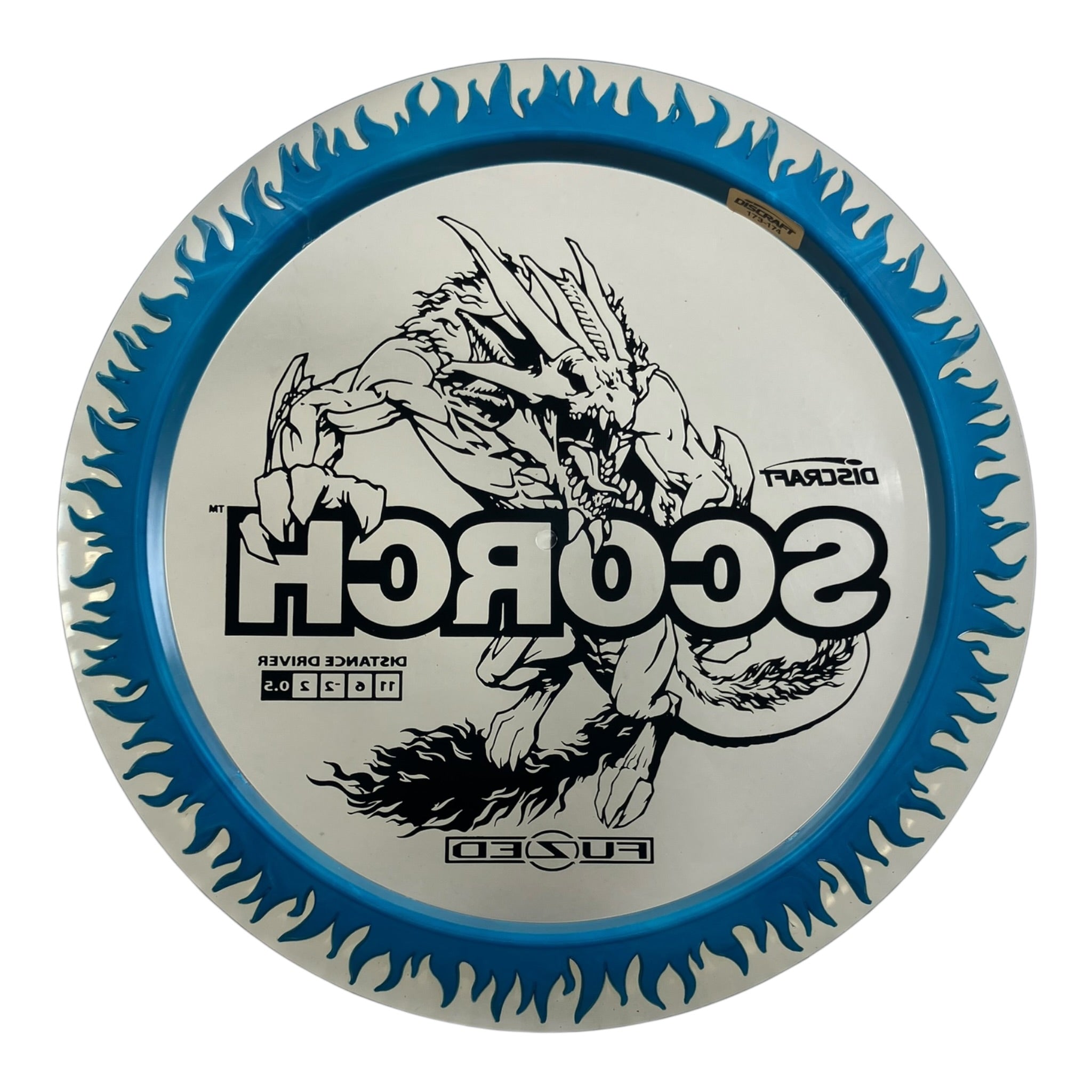 Discraft Scorch | FuZed Line | Blue/Black 173g Disc Golf