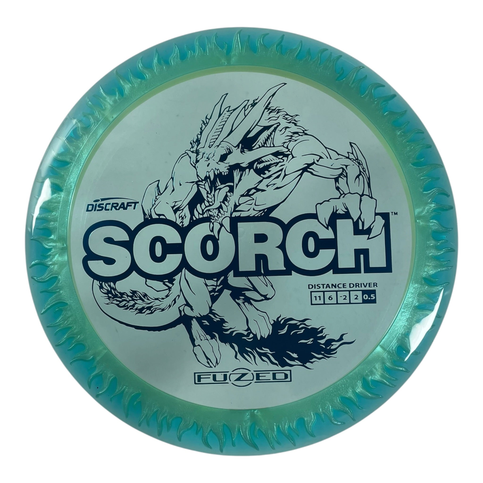 Discraft Scorch | FuZed Line | Blue/Blue 165g Disc Golf