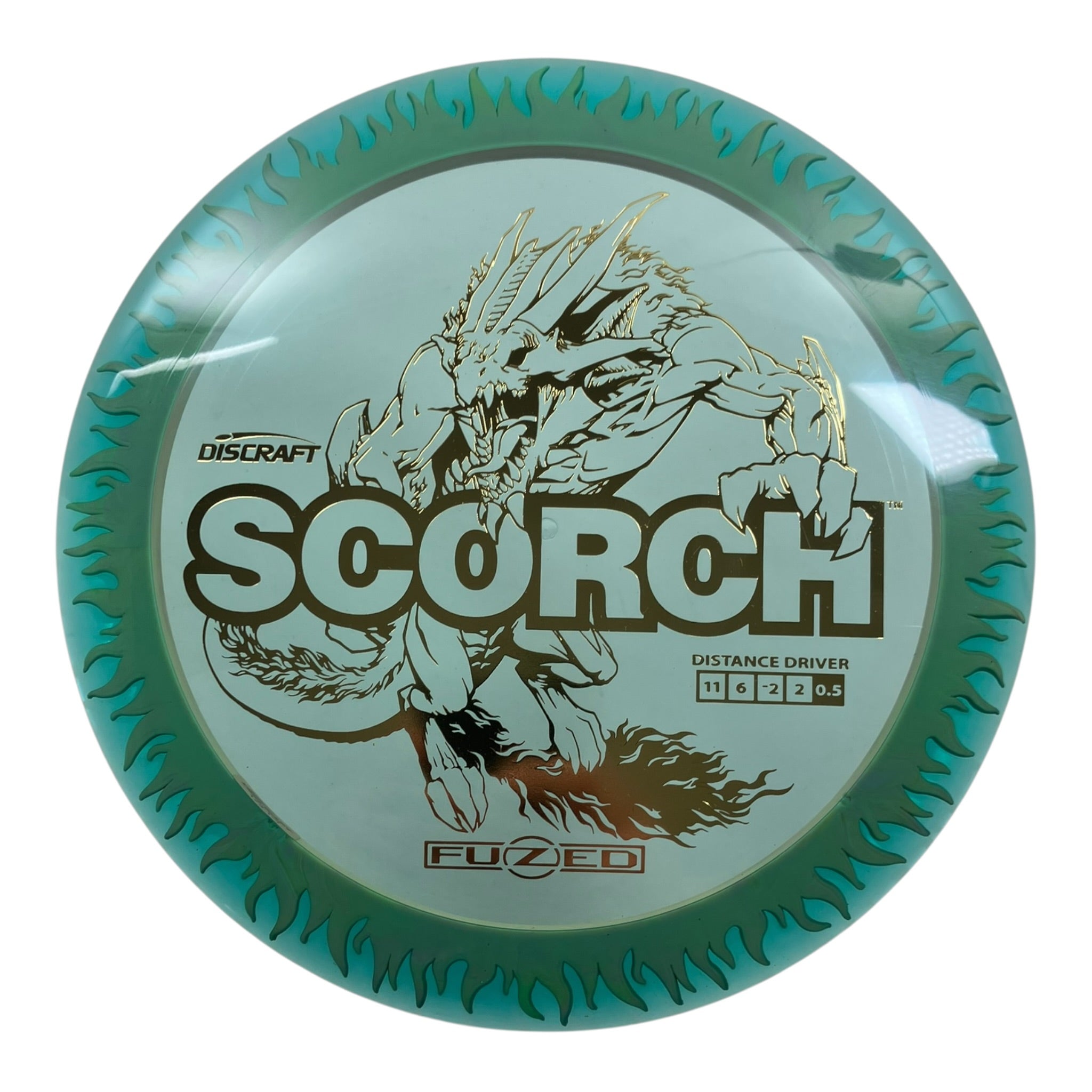 Discraft Scorch | FuZed Line | Blue/Gold 173g Disc Golf