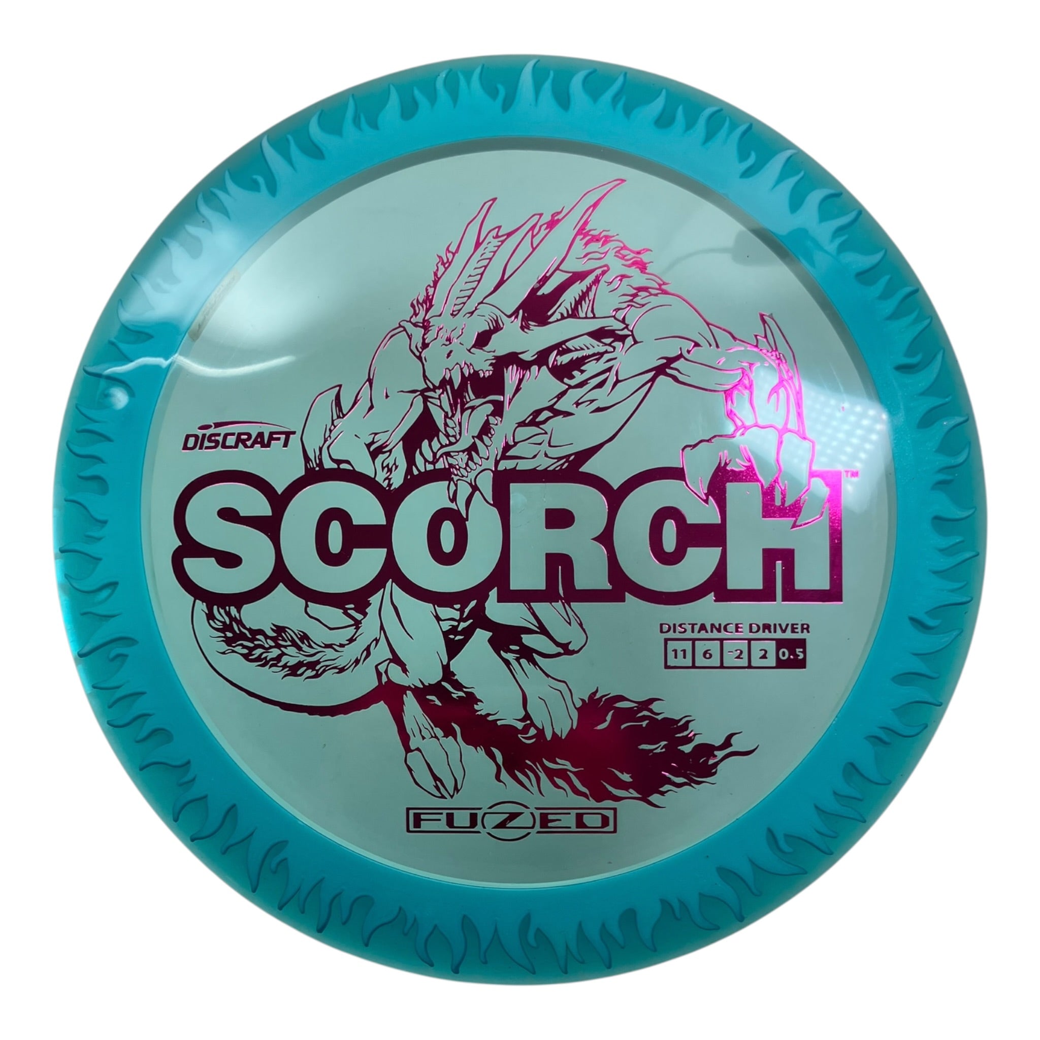 Discraft Scorch | FuZed Line | Blue/Pink 165g Disc Golf