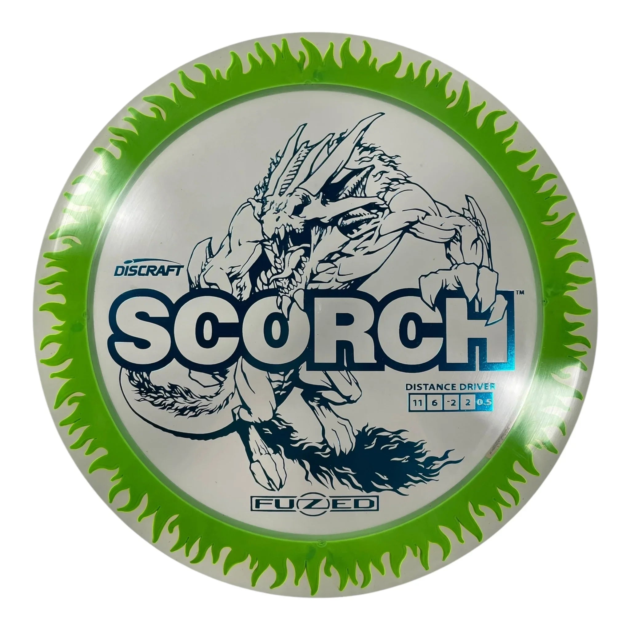 Discraft Scorch | FuZed Line | Green/Blue 175g Disc Golf
