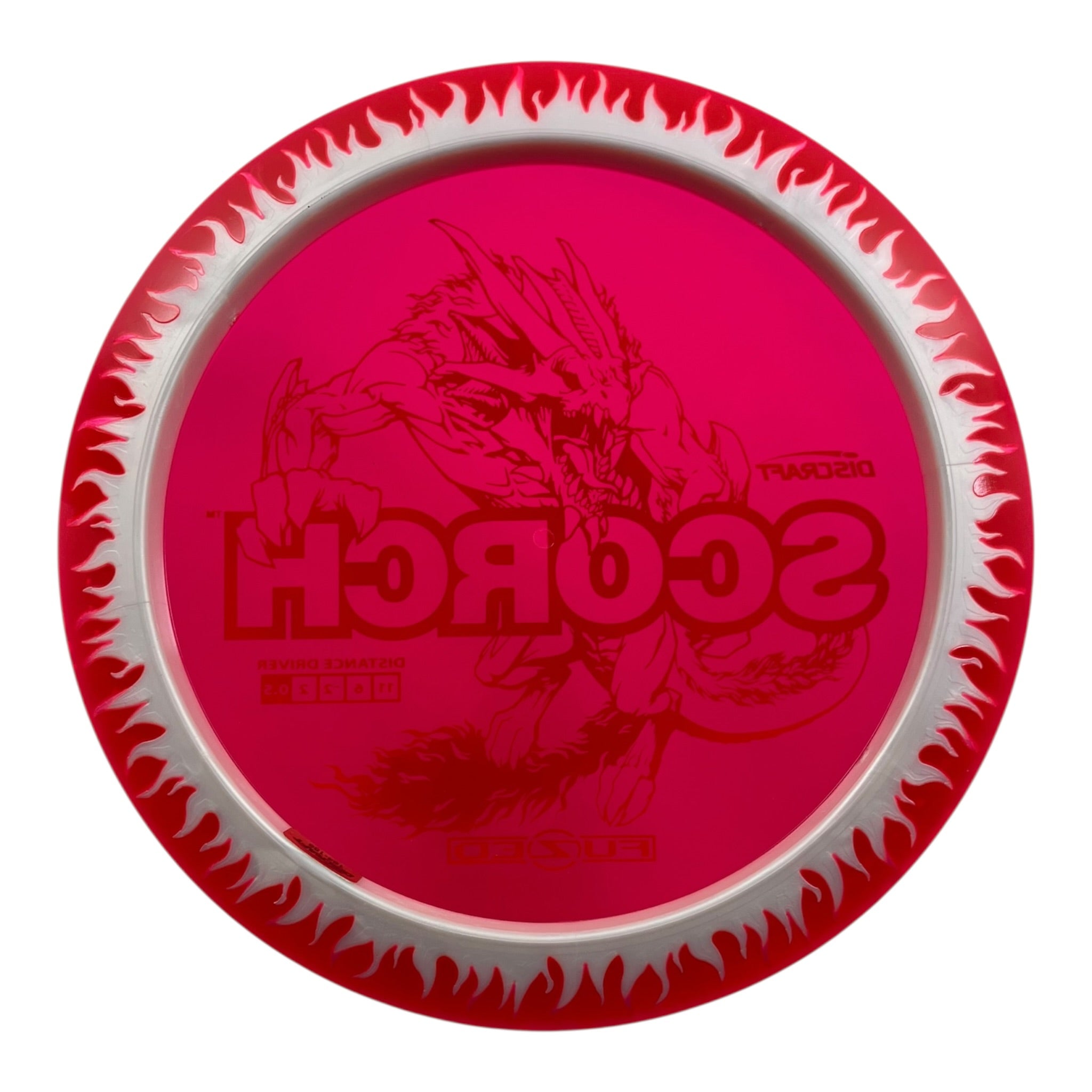 Discraft Scorch | FuZed Line | Red/White/Purple 166g Disc Golf