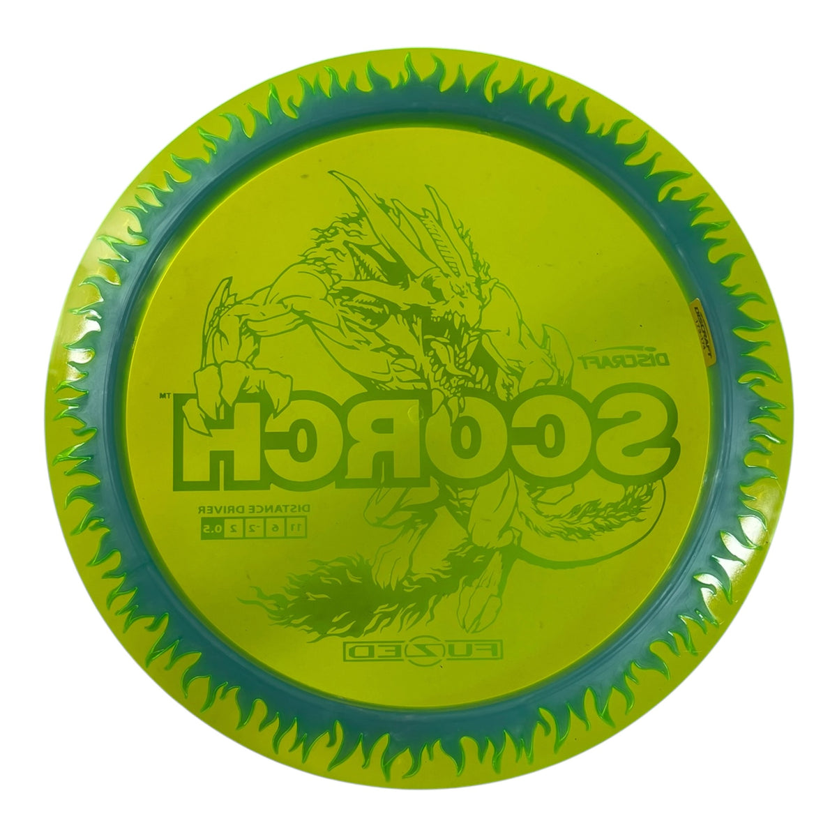 Discraft Scorch | FuZed Line | Yellow/Blue 174g Disc Golf