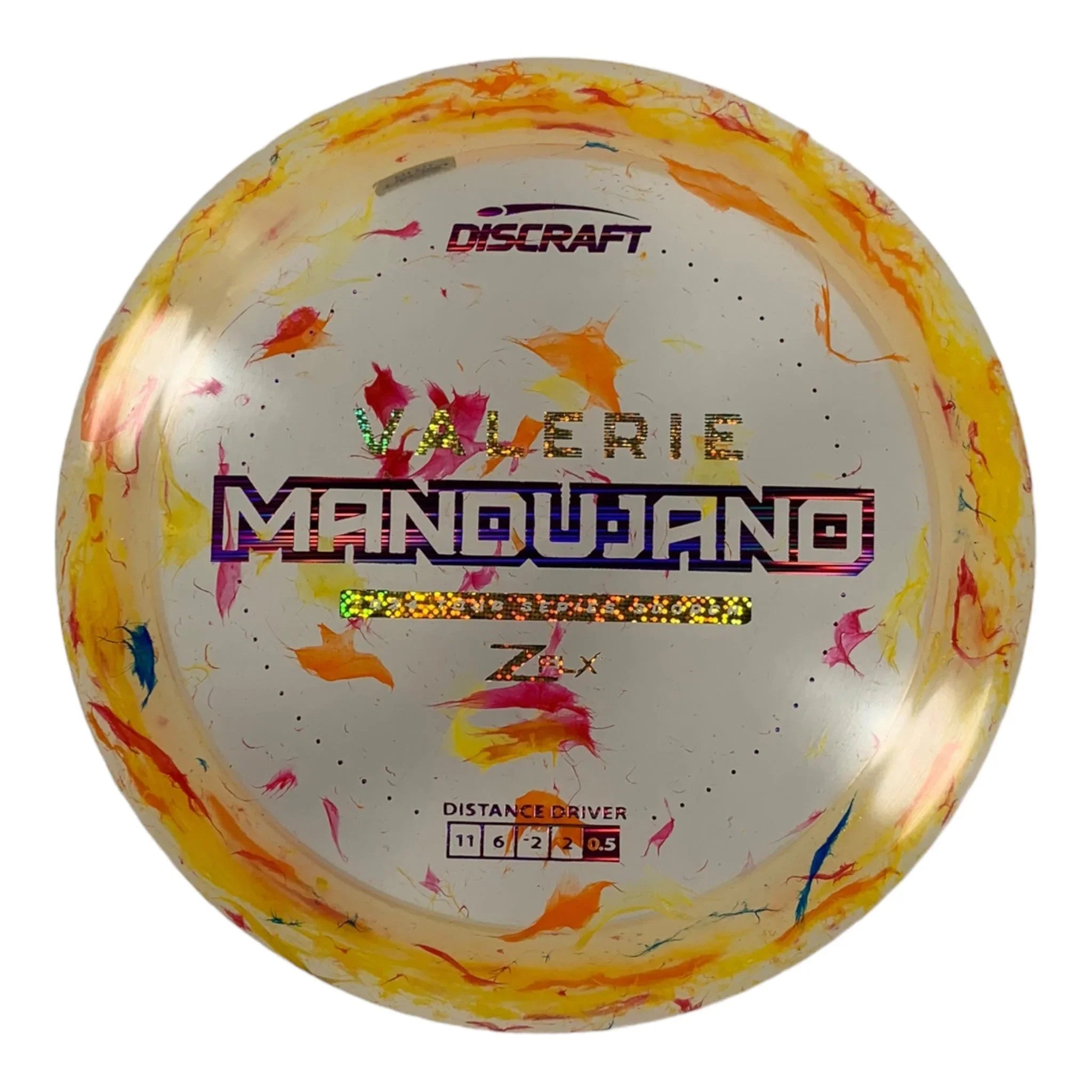 Discraft Scorch | Jawbreaker Z FLX | Yellow/Purple 174g (Valerie Mandujano) Disc Golf