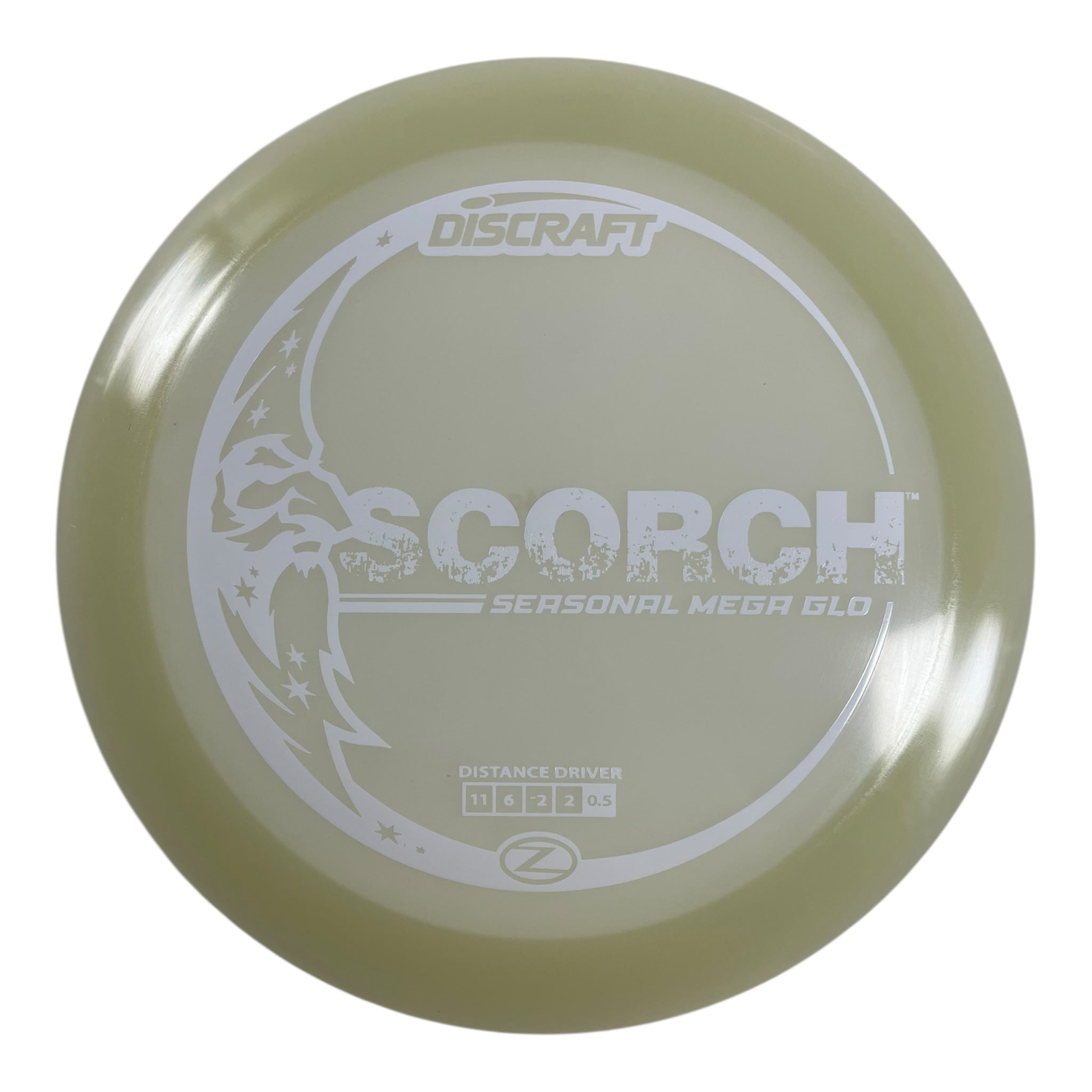 Discraft Scorch | Mega-Glo | Glow/White 174g Disc Golf