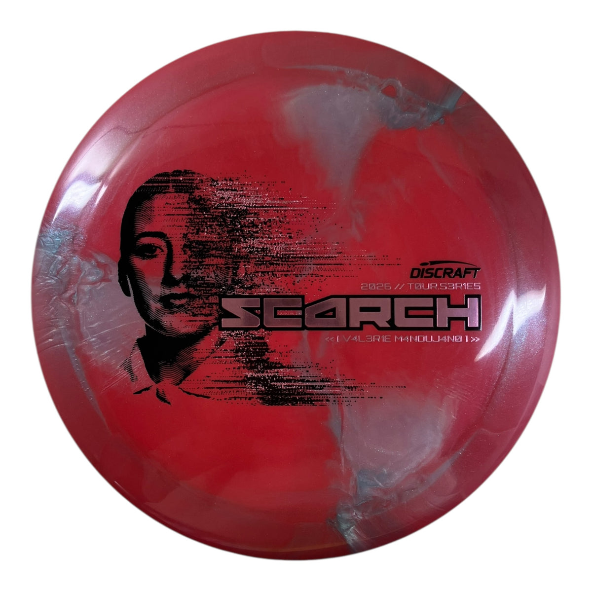Discraft Scorch | Titanium Big Z | Red/Pink 170g (Valerie Mandujano 2026 Tour Series) Disc Golf