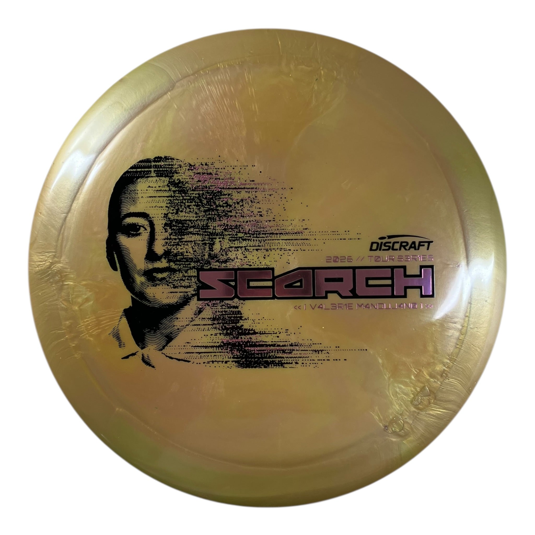 Discraft Scorch | Titanium Big Z | Yellow/Pink 172g (Valerie Mandujano 2026 Tour Series) Disc Golf