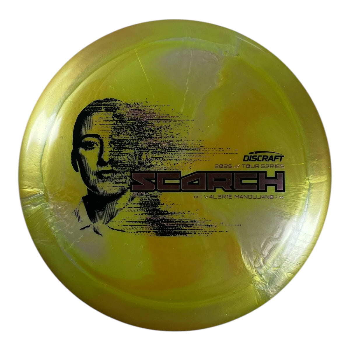 Discraft Scorch | Titanium Big Z | Yellow/Pink 173g (Valerie Mandujano 2026 Tour Series) Disc Golf