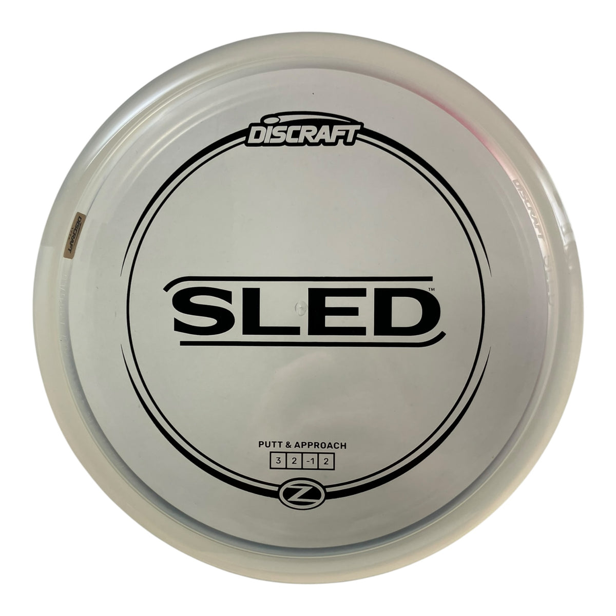 Discraft Sled | Z Line | Clear/Black 177g Disc Golf