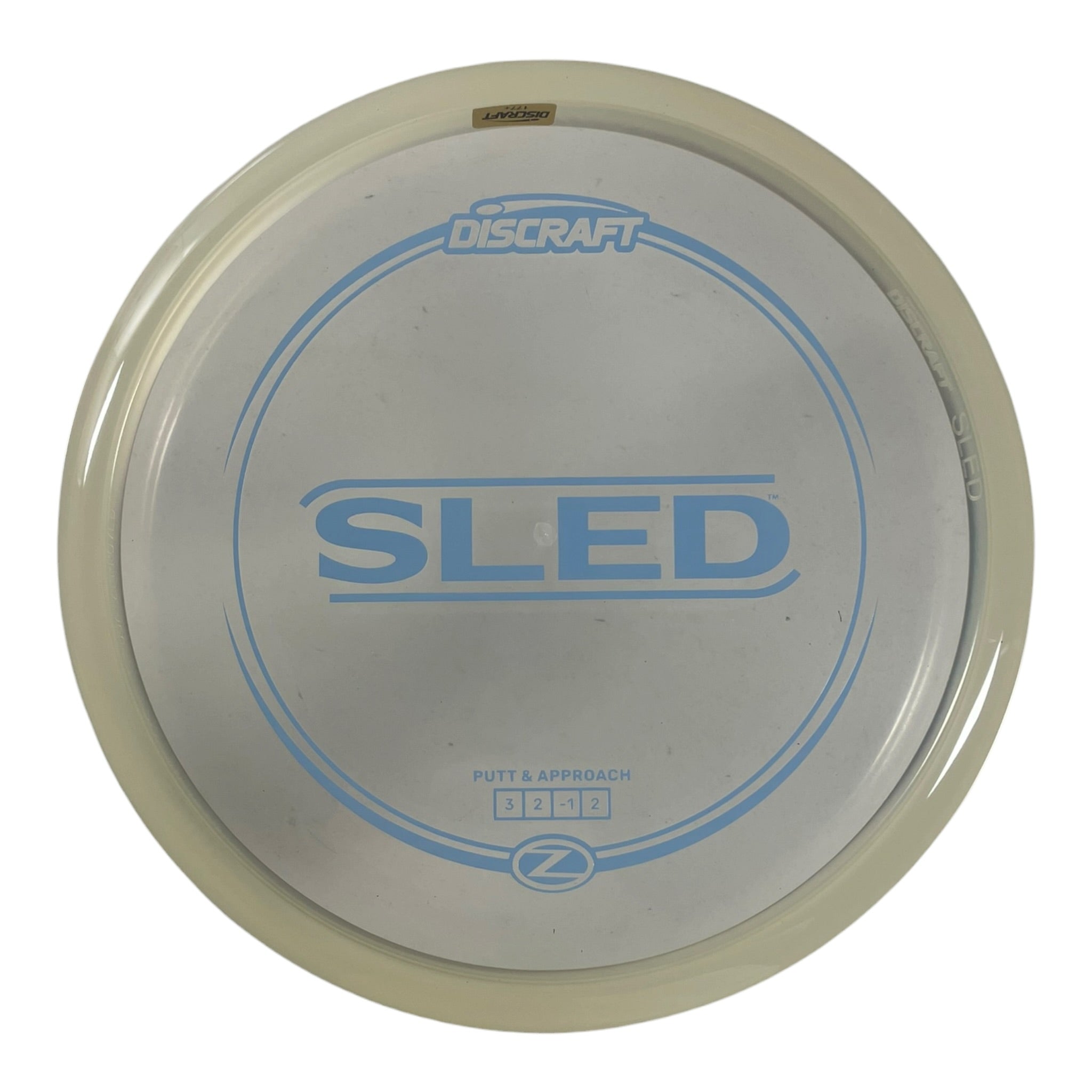 Discraft Sled | Z Line | Clear/Blue 174-178g Disc Golf