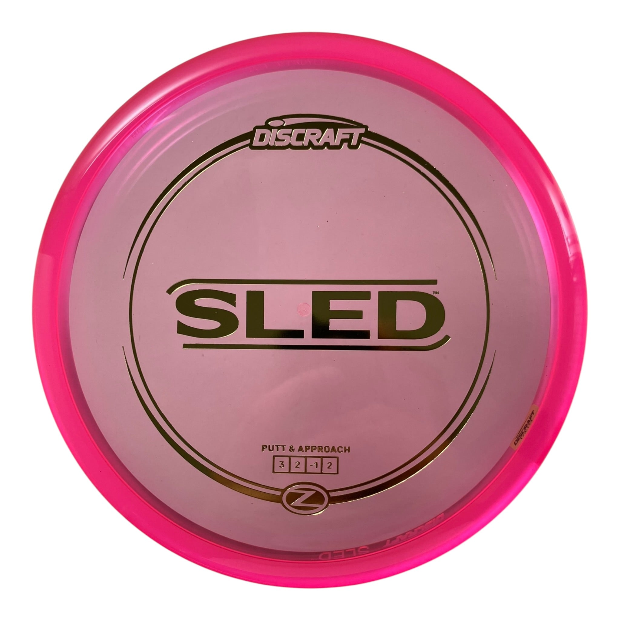 Discraft Sled | Z Line | Pink/Gold 174g Disc Golf