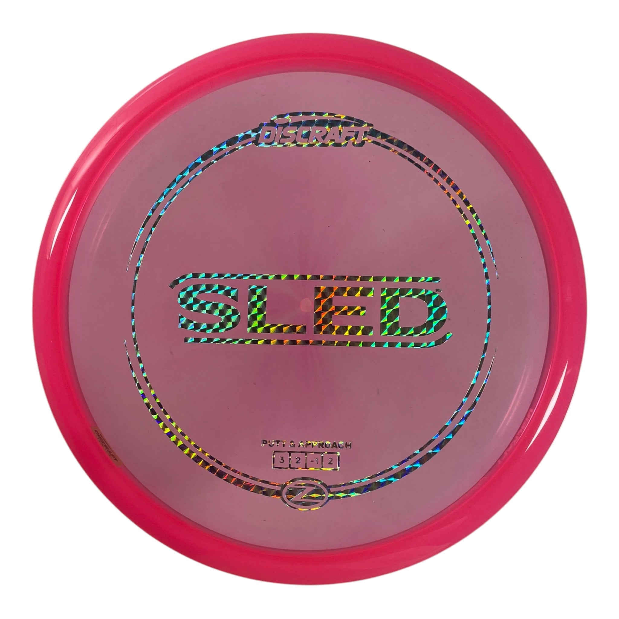 Discraft Sled | Z Line | Pink/Holo 173g Disc Golf