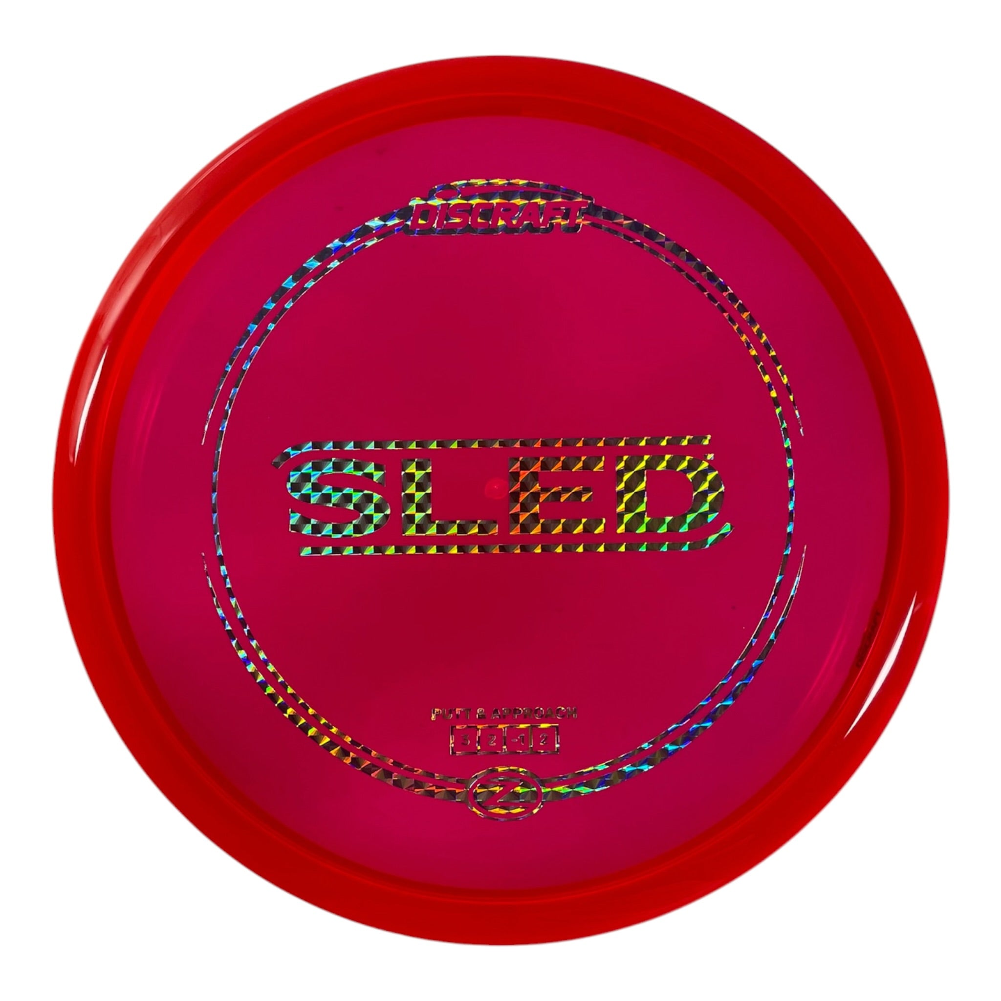Discraft Sled | Z Line | Red/Holo 179g Disc Golf