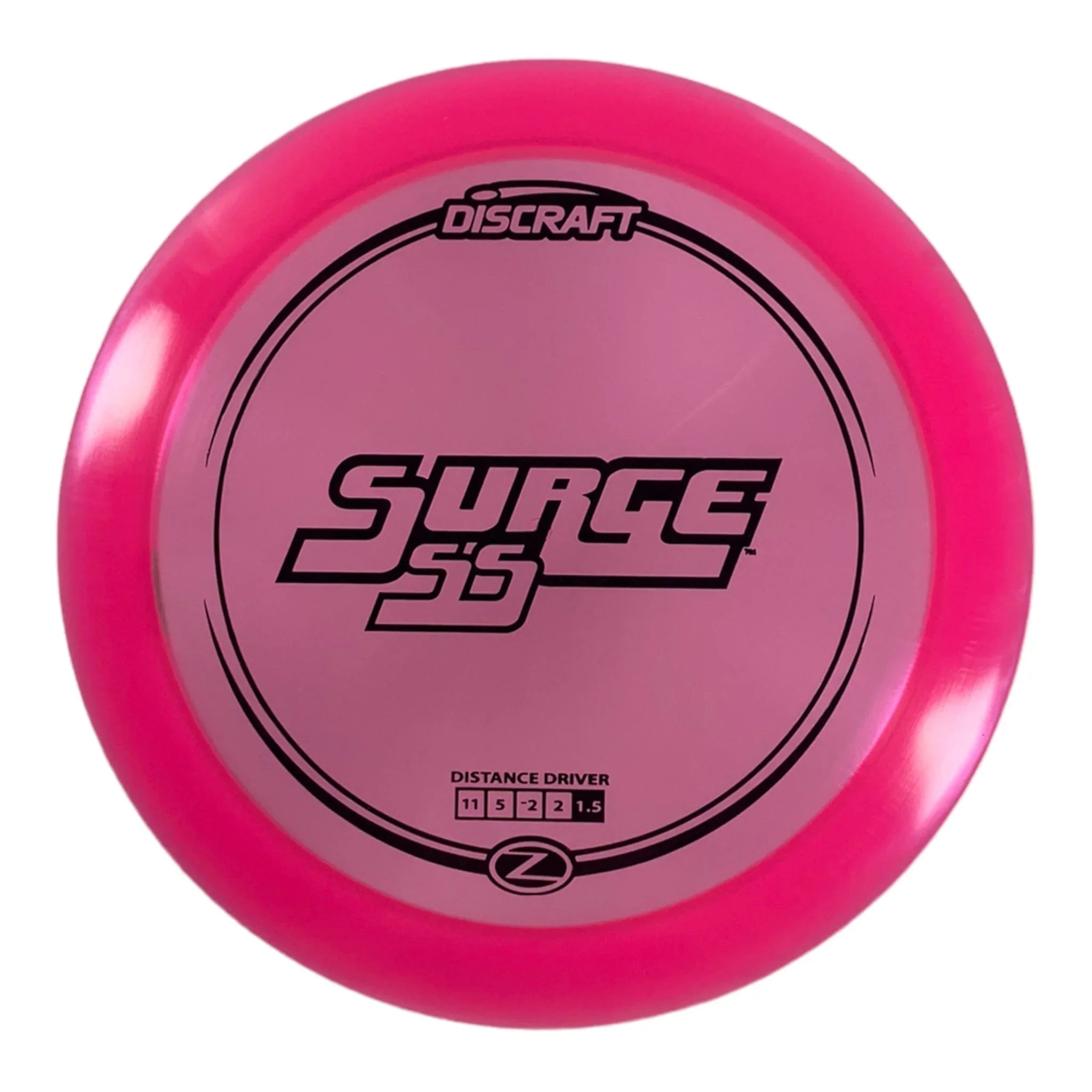 Discraft Surge SS | Z Line | Pink/Black 169g Disc Golf