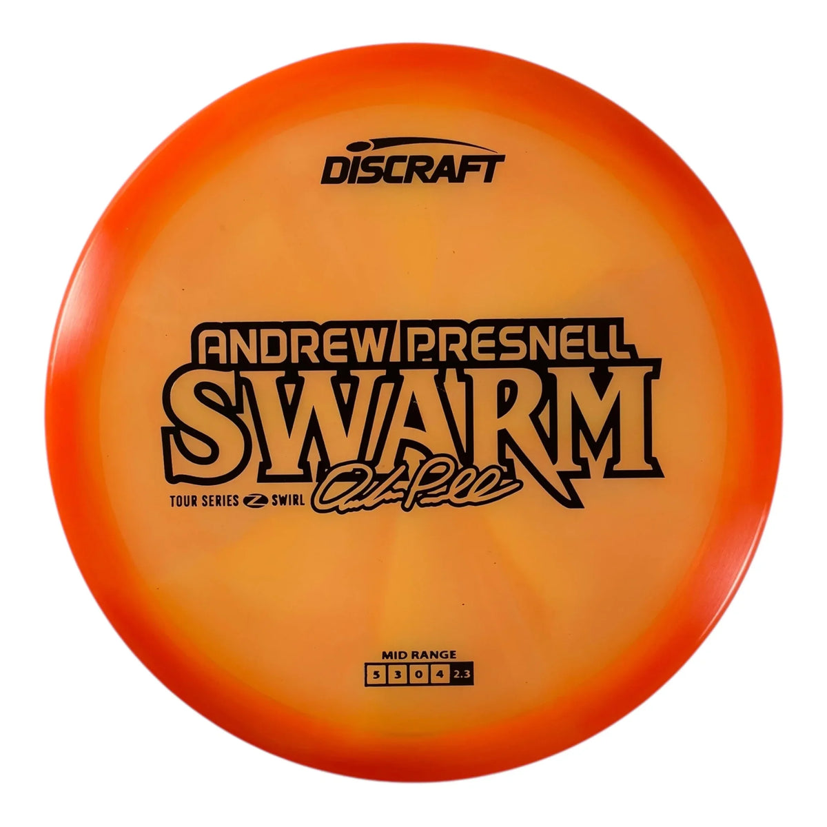 Discraft Swarm | Z Swirl | Orange/Black 174g (Andrew Presnell 2025 Tour Series) Disc Golf