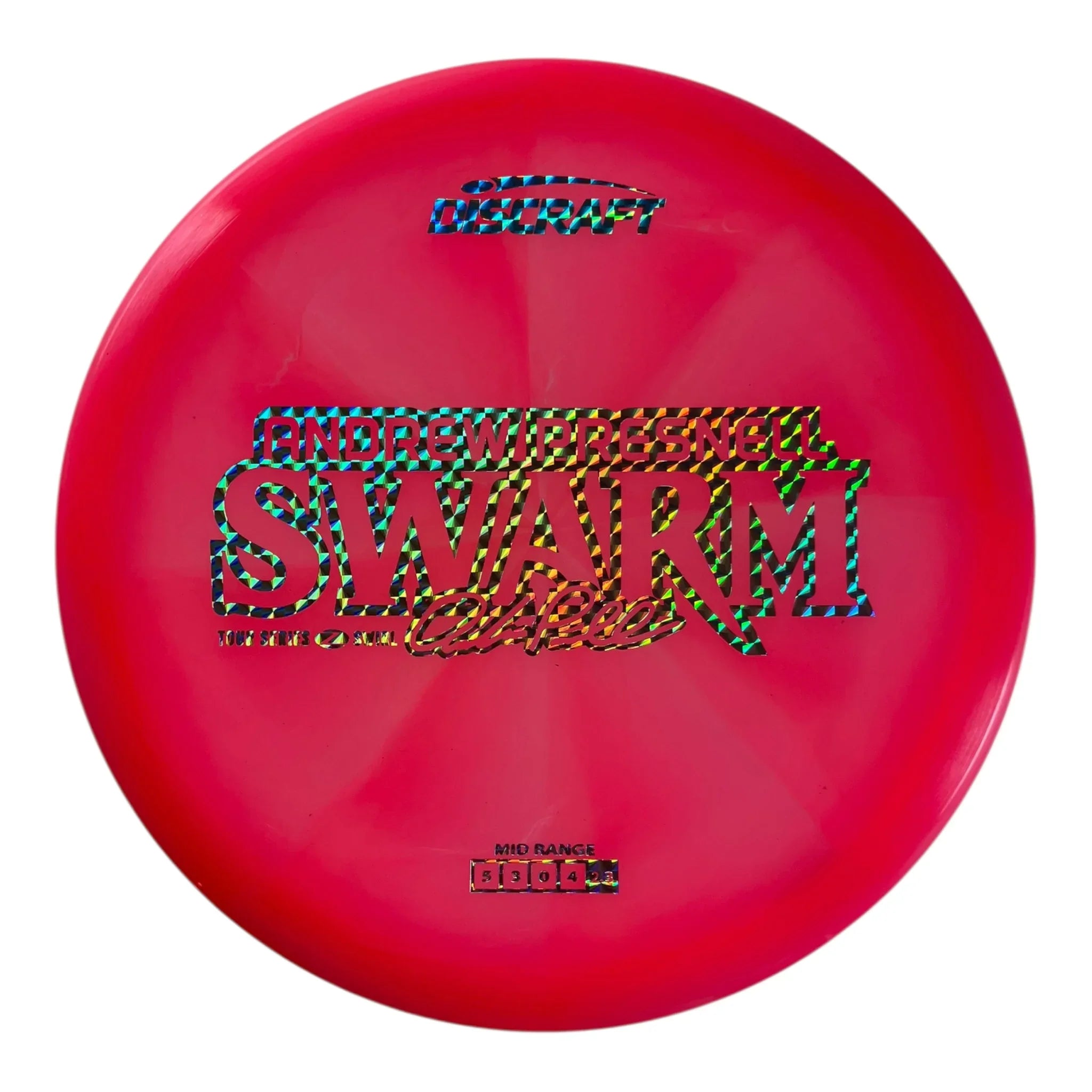 Discraft Swarm | Z Swirl | Pink/Holo 176g (Andrew Presnell 2025 Tour Series) Disc Golf