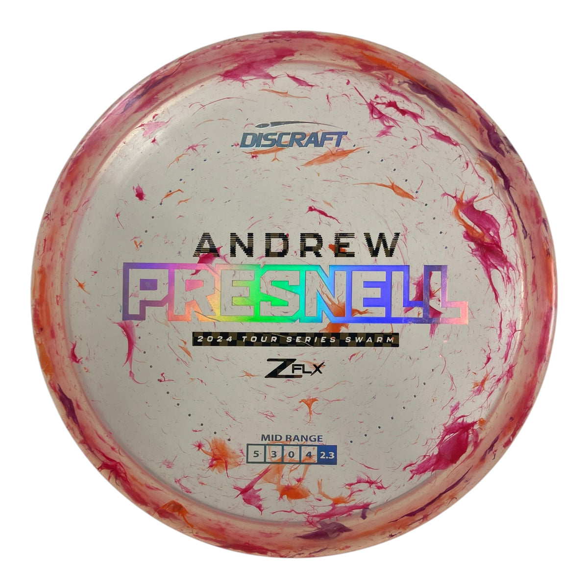 Discraft Swarm - Used Like New | Jawbreaker Z FLX | Pink/Holo 177g (Andrew Presnell) Disc Golf