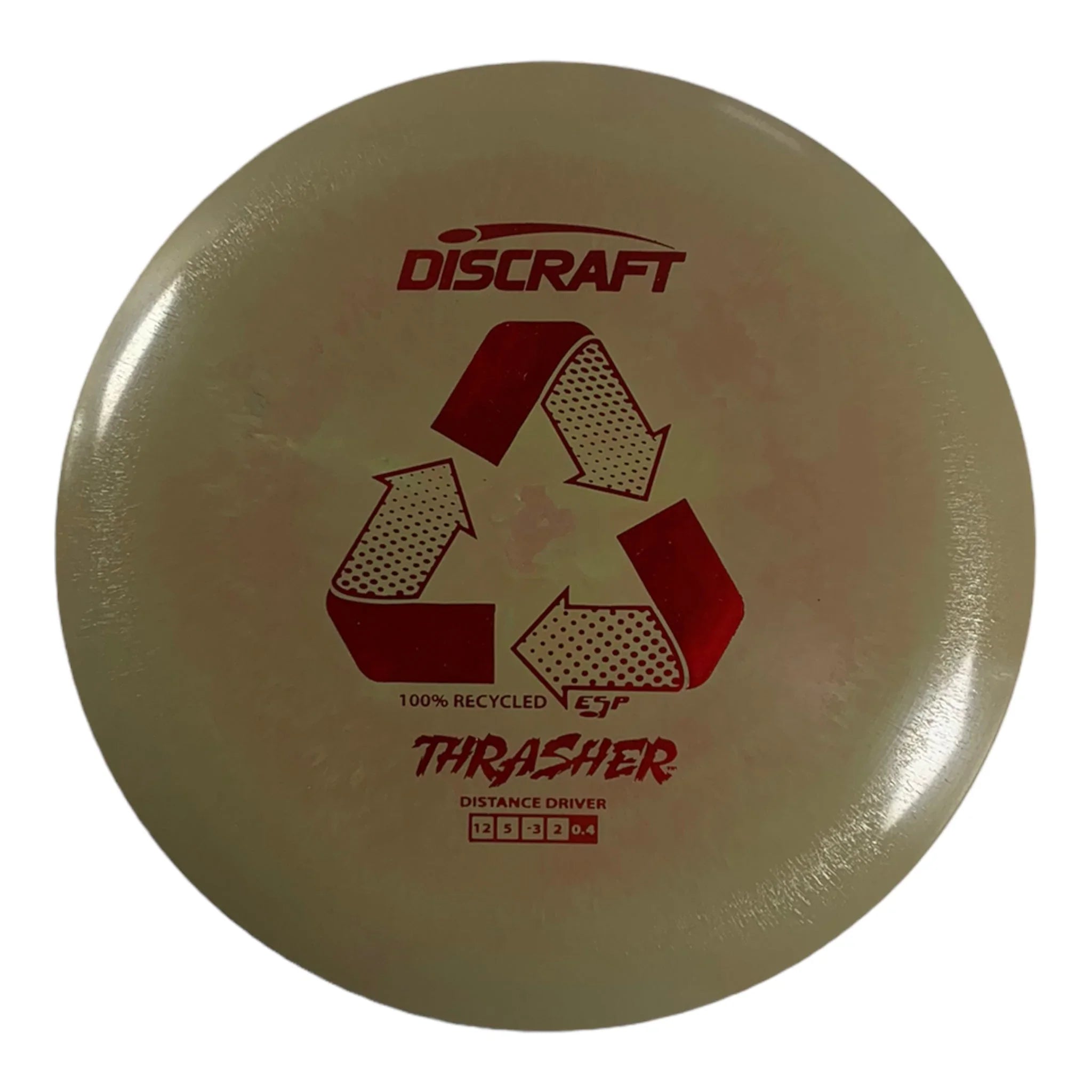 Discraft Thrasher | Recycled ESP | Green/Red 160g Disc Golf