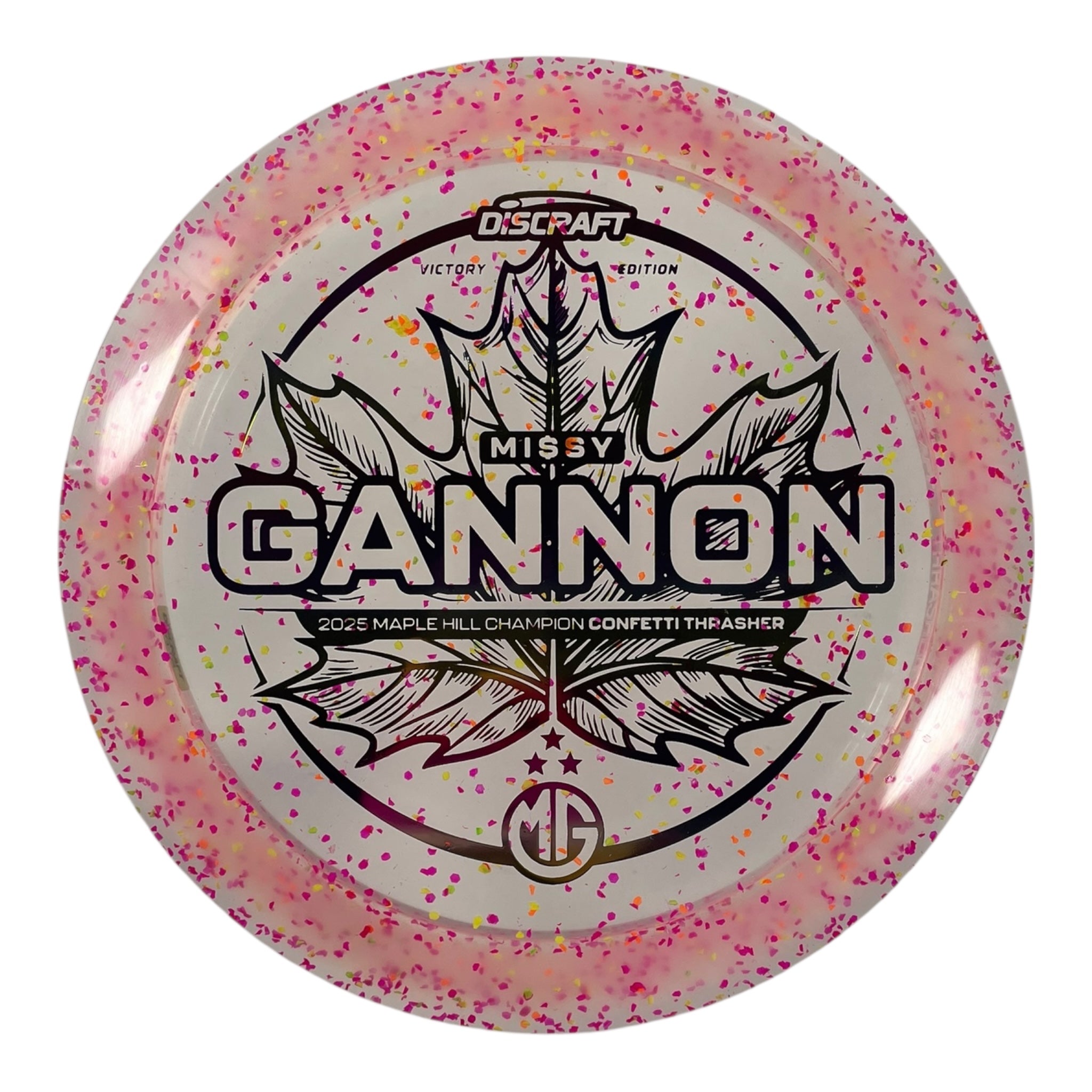 Discraft Thrasher | Z Confetti | Pink/Sunset 173g (Victory Edition) Disc Golf