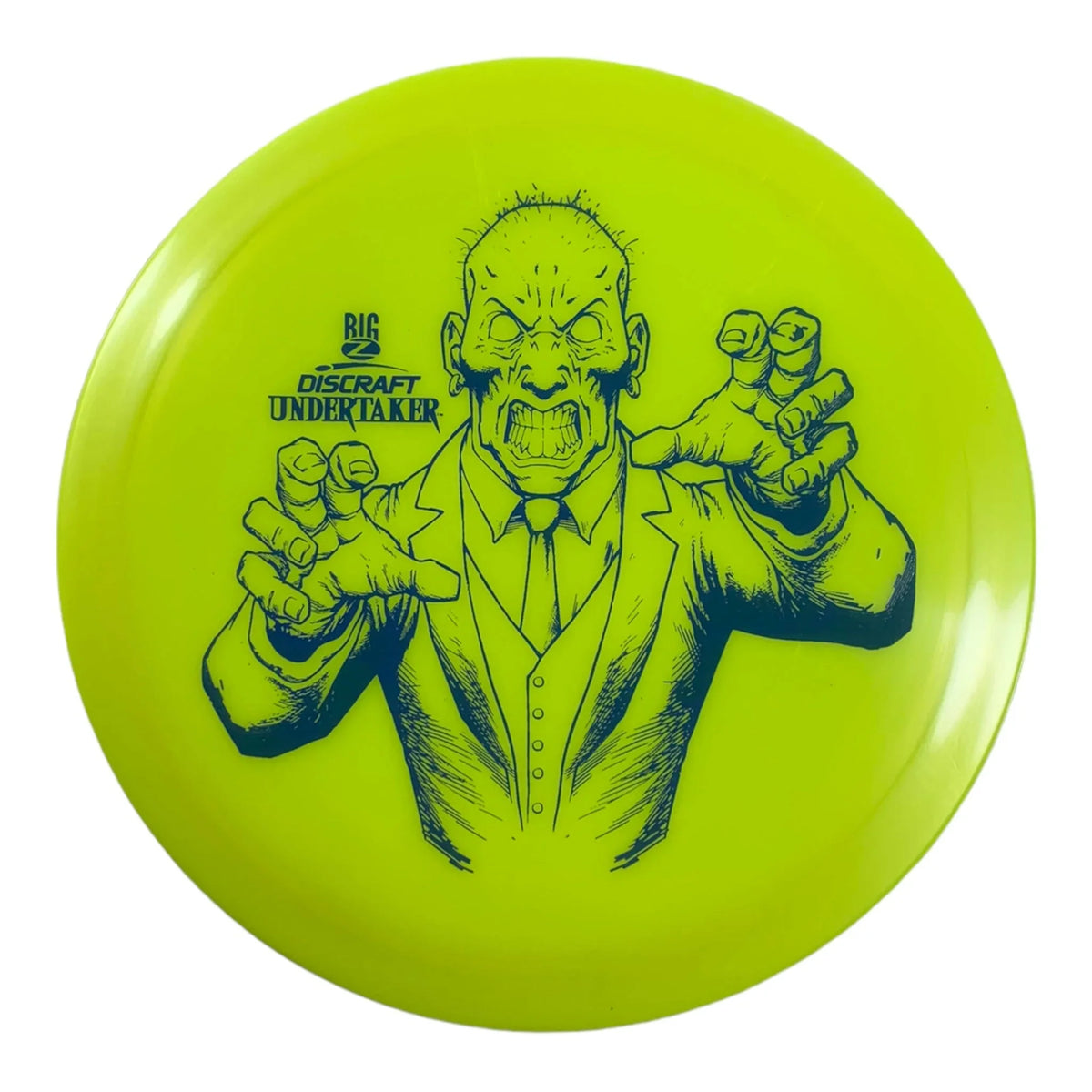 Discraft Undertaker | Big Z | Yellow/Blue 169g Disc Golf