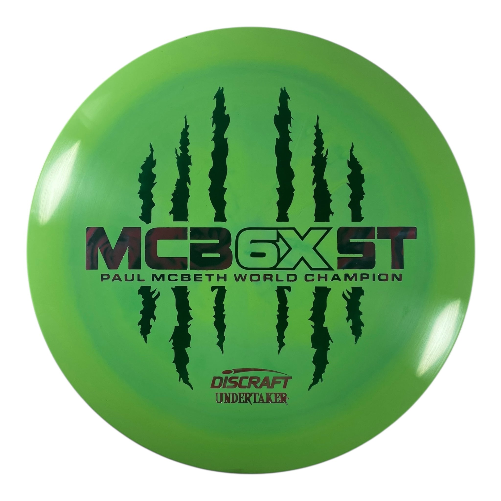 Discraft Undertaker | ESP | Green/Green 174g (Paul McBeth 6x Claw) Disc Golf