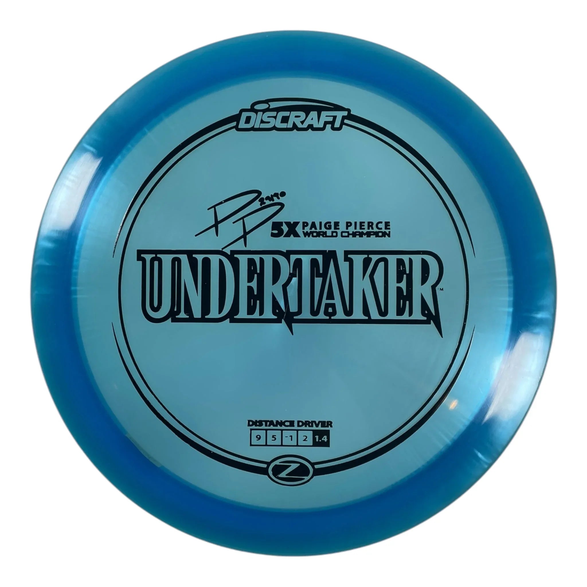 Discraft Undertaker | Z Line | Blue/Black 174g (Paige Pierce) Disc Golf