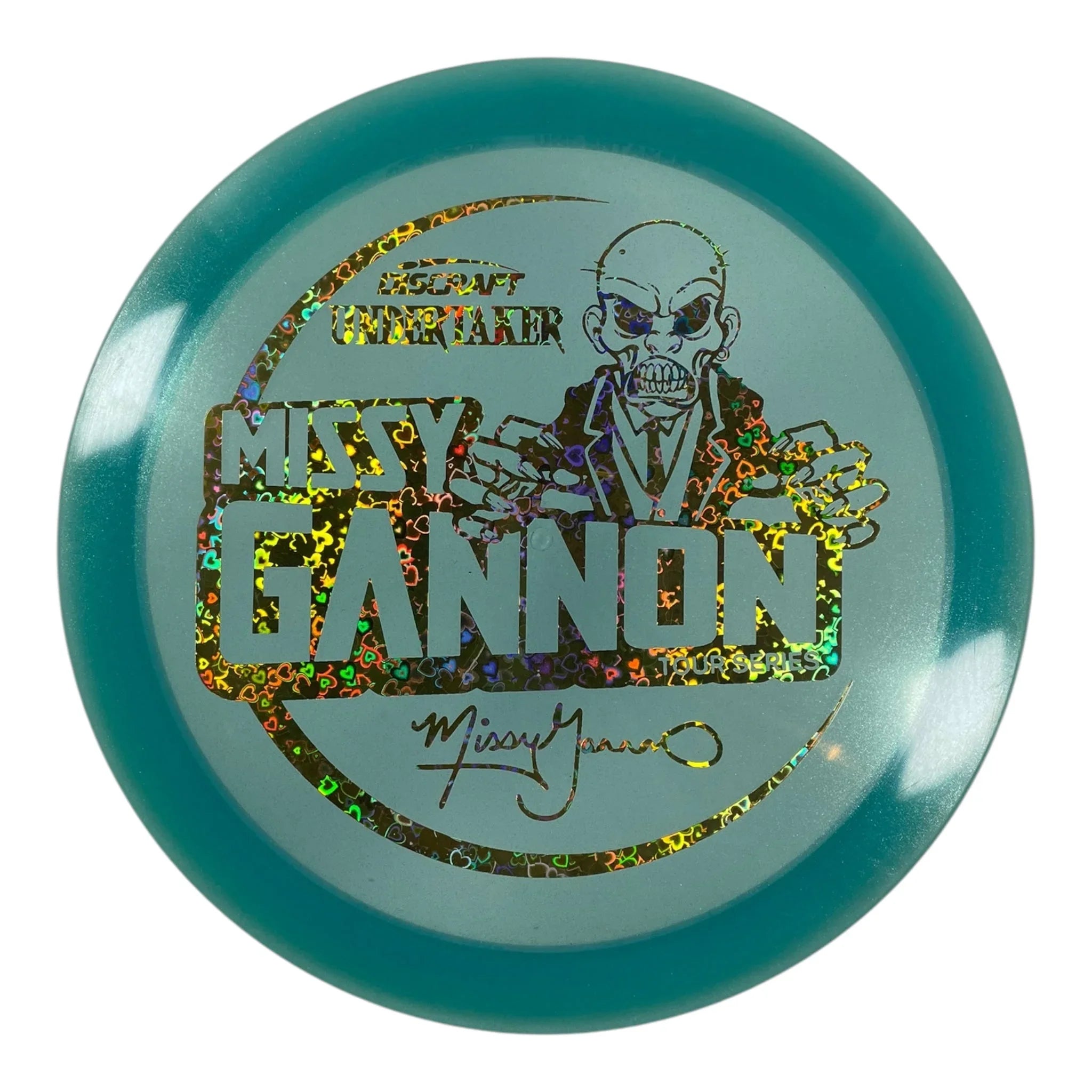 Discraft Undertaker | Z Line | Blue/Hearts 173g (Missy Gannon) Disc Golf