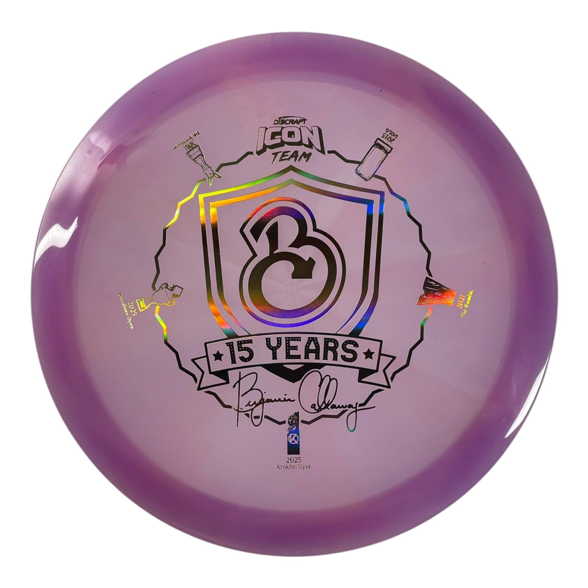 Discraft Undertaker | Z Swirl | Purple/Holo 174g (Ben Callaway) Disc Golf