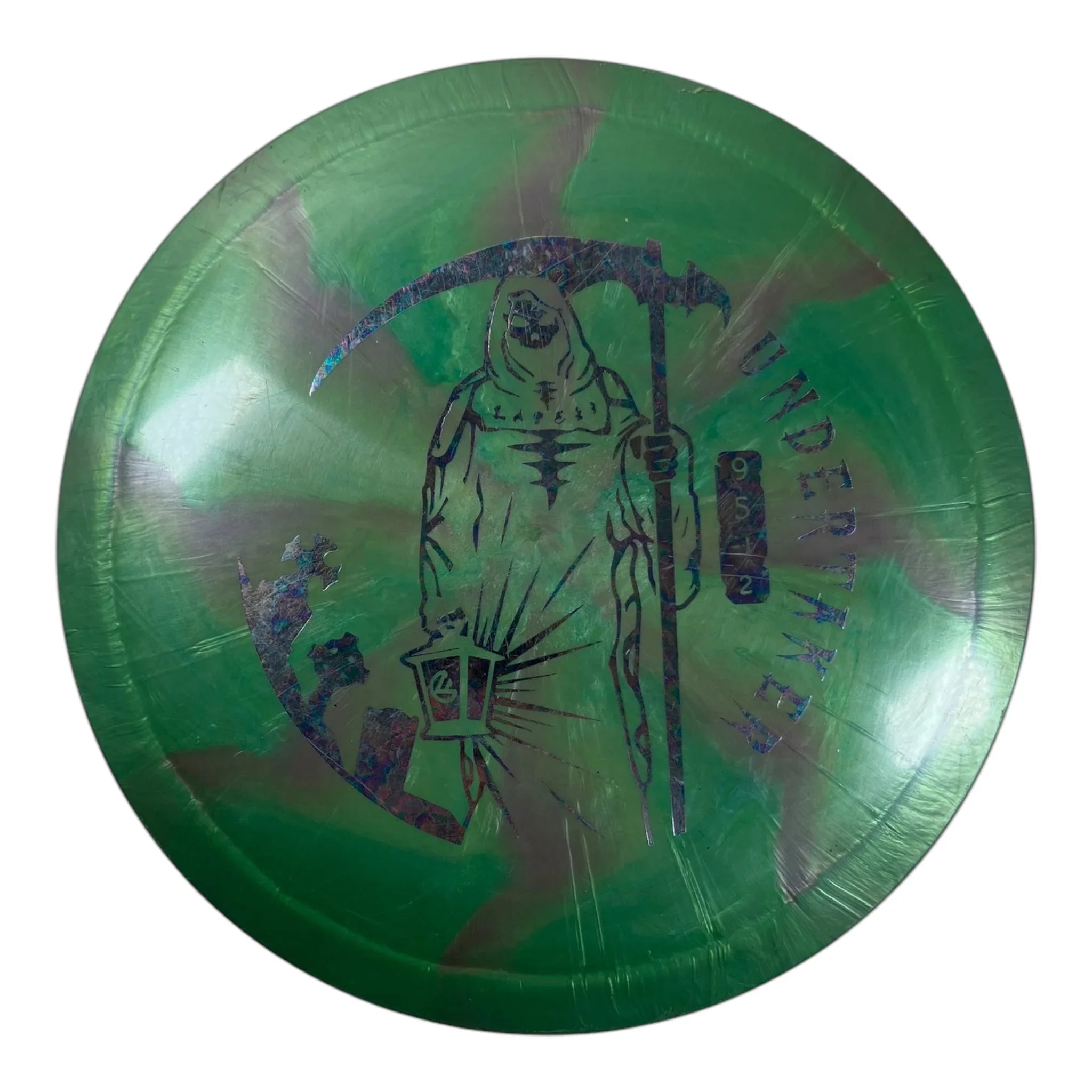 Discraft Undertaker - Used Good | Titanium | Green/Oil 173g (Foundation) Disc Golf