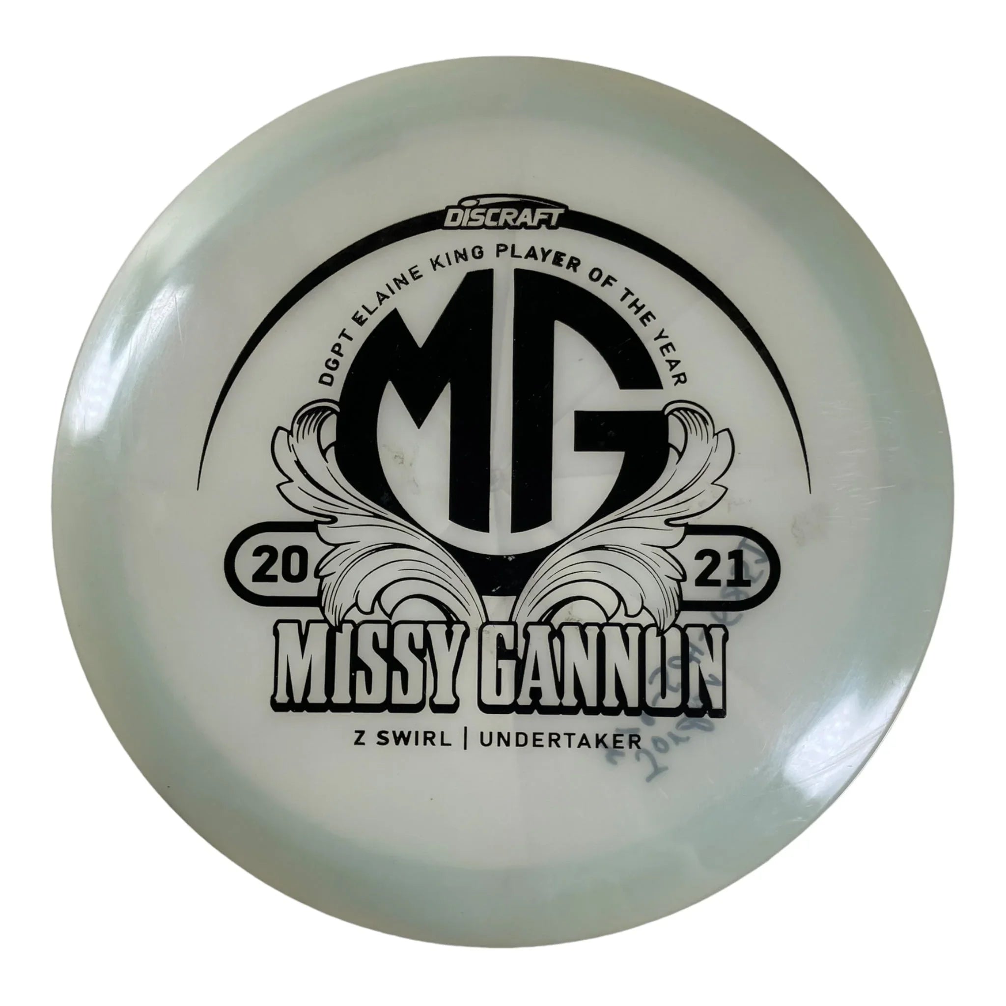 Discraft Undertaker - Used Good | Z Swirl | White/Black 173g (Missy Gannon) Disc Golf