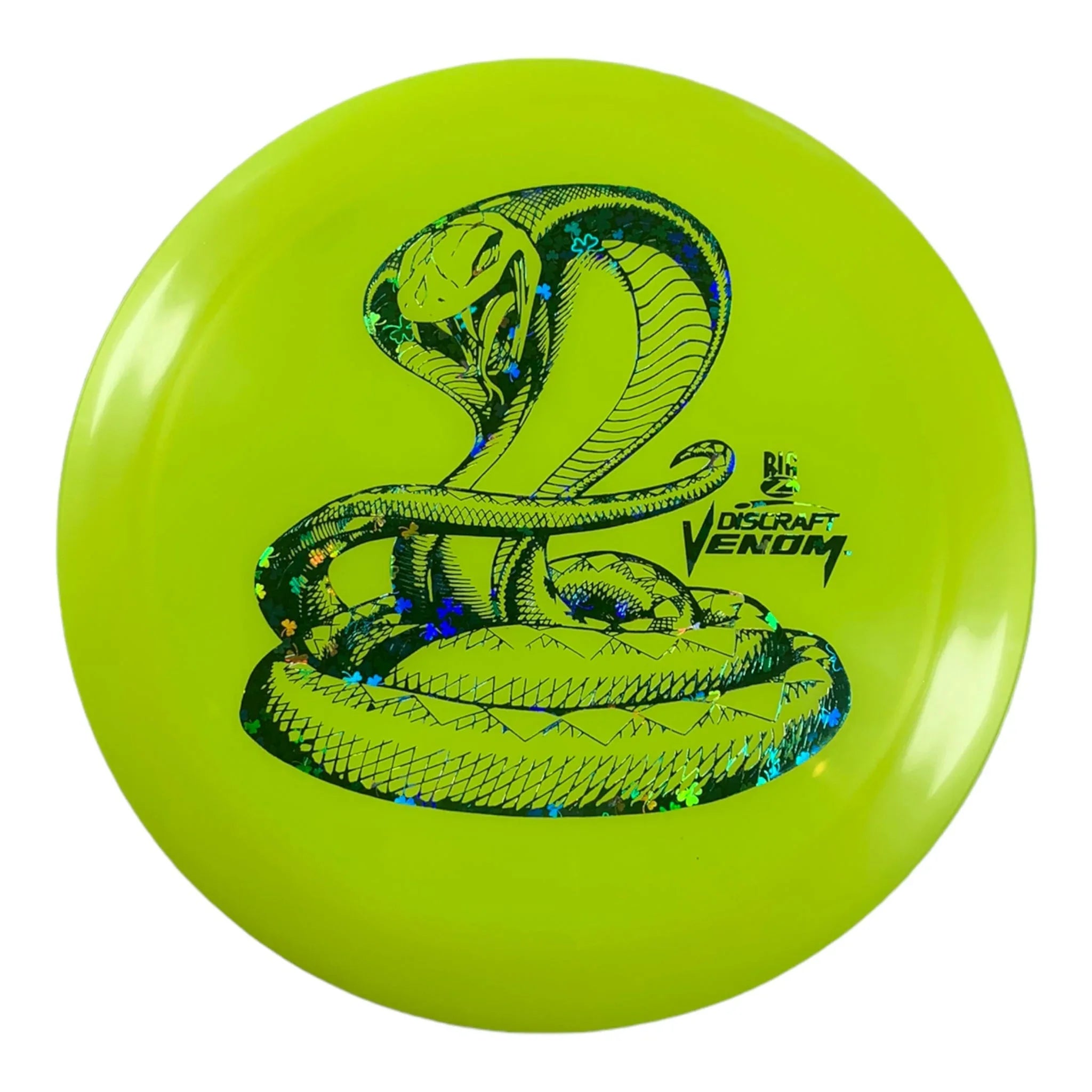 Discraft Venom | Big Z | Yellow/Clovers 174g Disc Golf