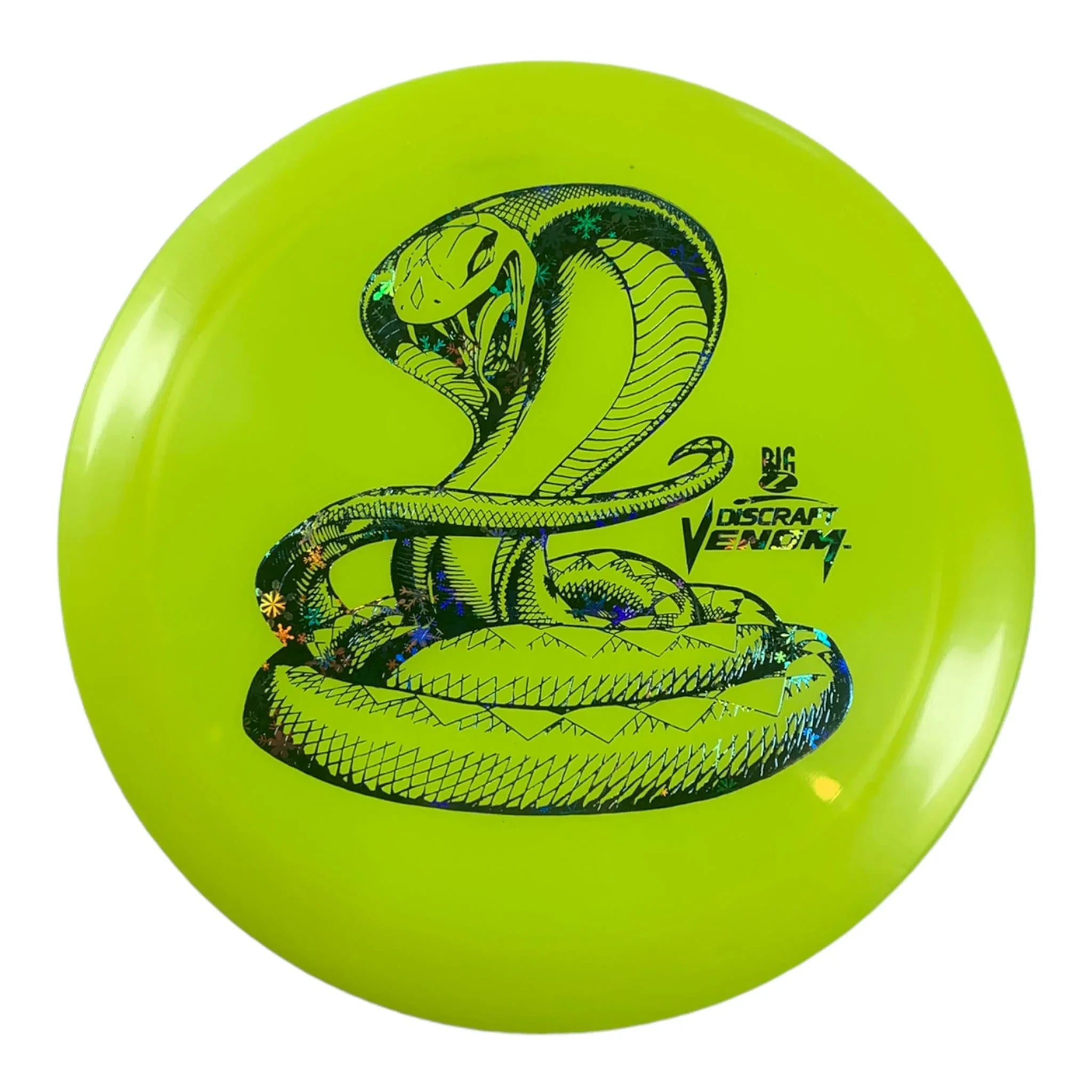 Discraft Venom | Big Z | Yellow/Snowflakes 172g Disc Golf