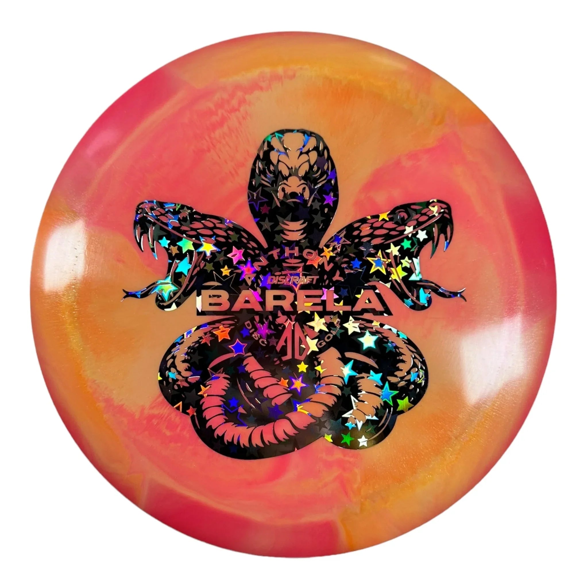 Discraft Venom | Colorshift ESP Swirl | Pink/Stars 173g (Anthony Barela) Disc Golf