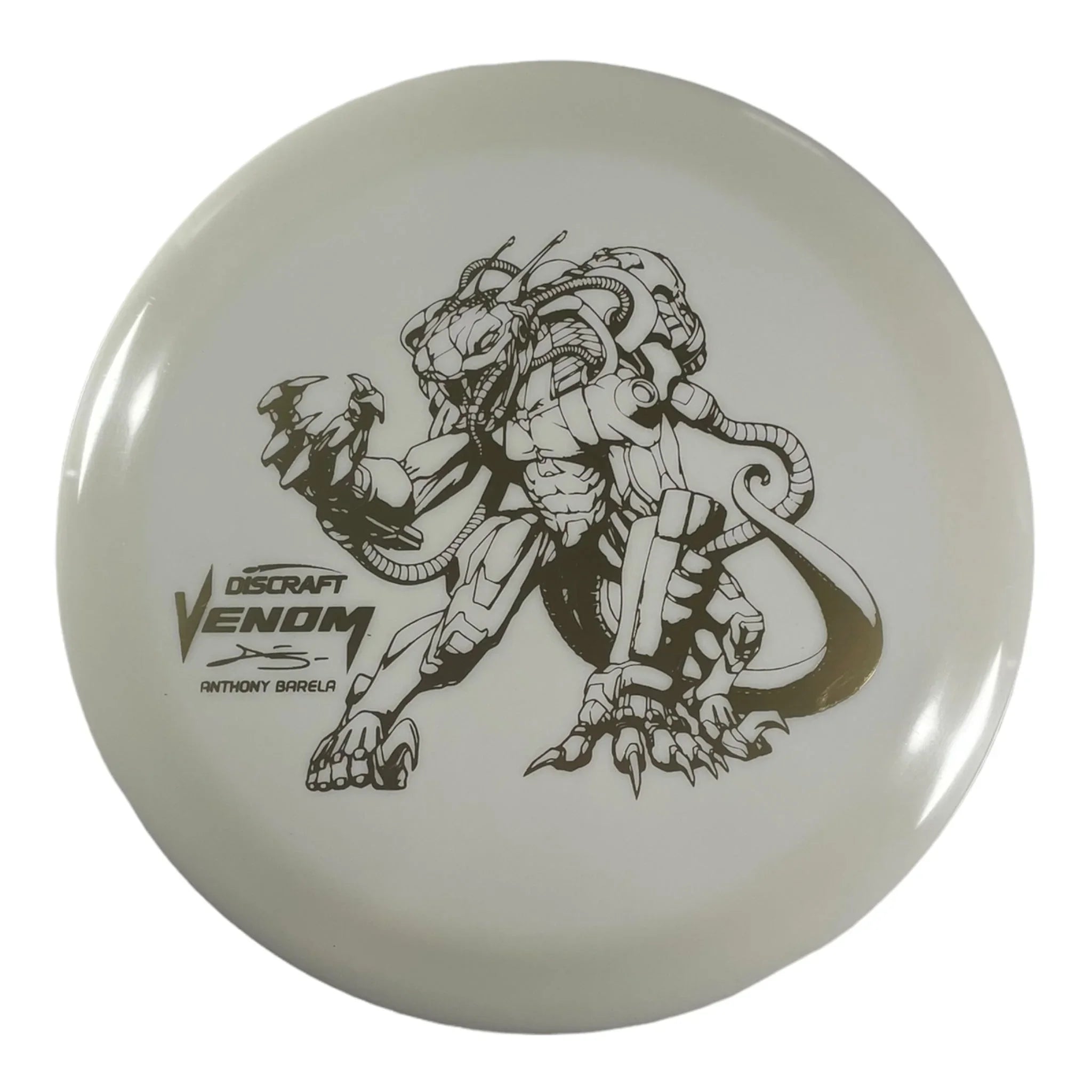 Discraft Venom | ESP Glo | White/Gold 174g (Anthony Barela) Disc Golf