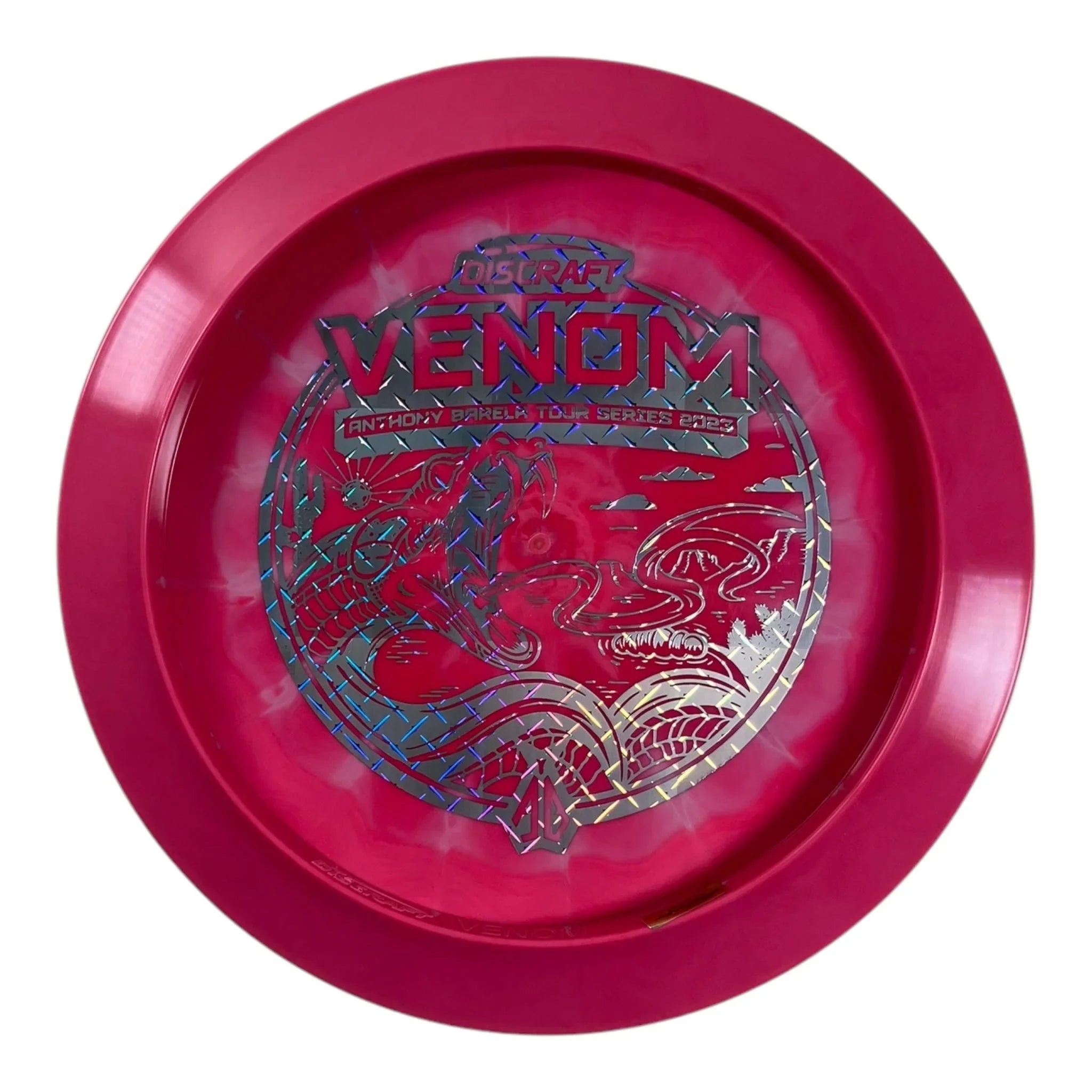 Discraft Venom | ESP | Pink/Silver 174g (Anthony Barela) Disc Golf