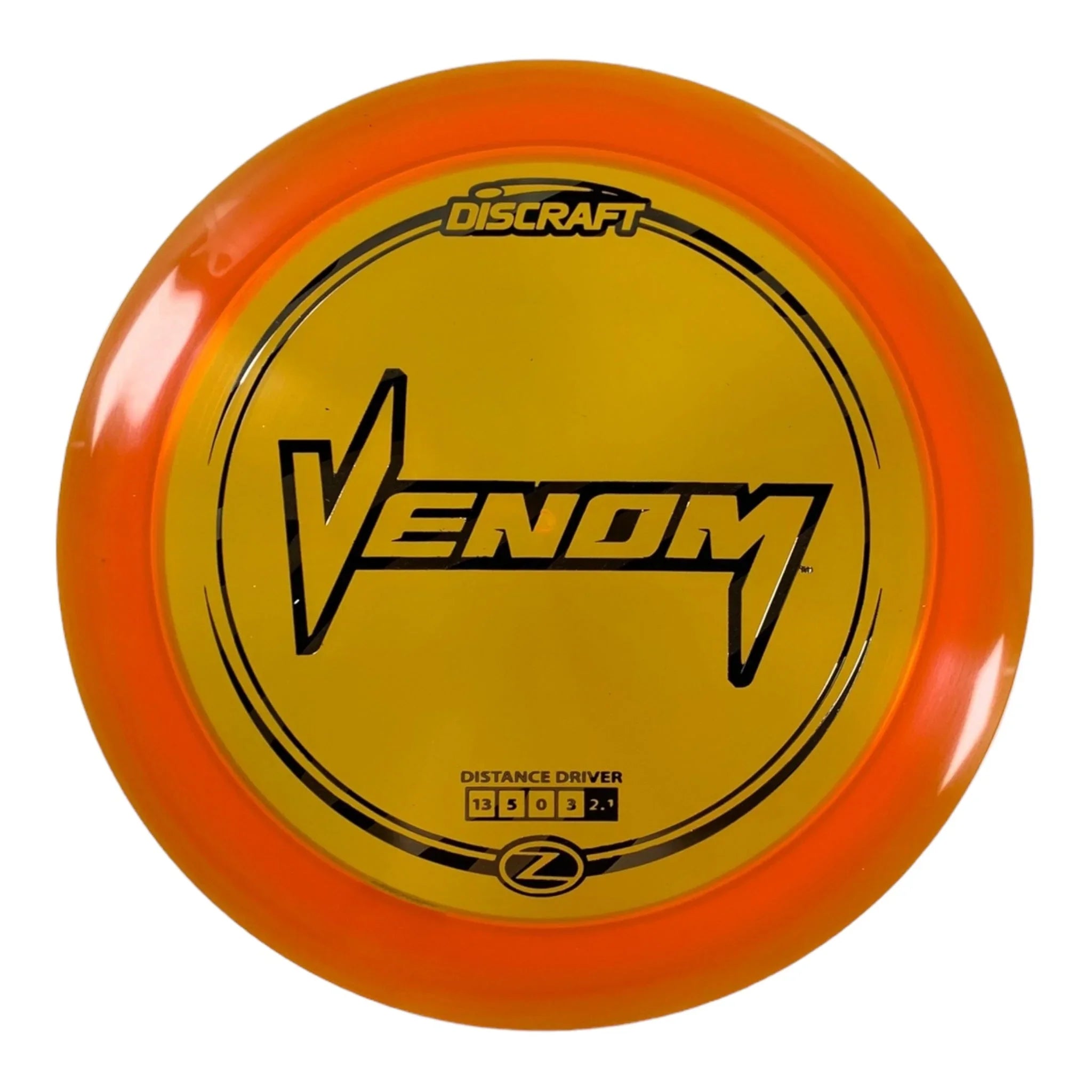 Discraft Venom | Z Line | Orange/Stripes 166g Disc Golf