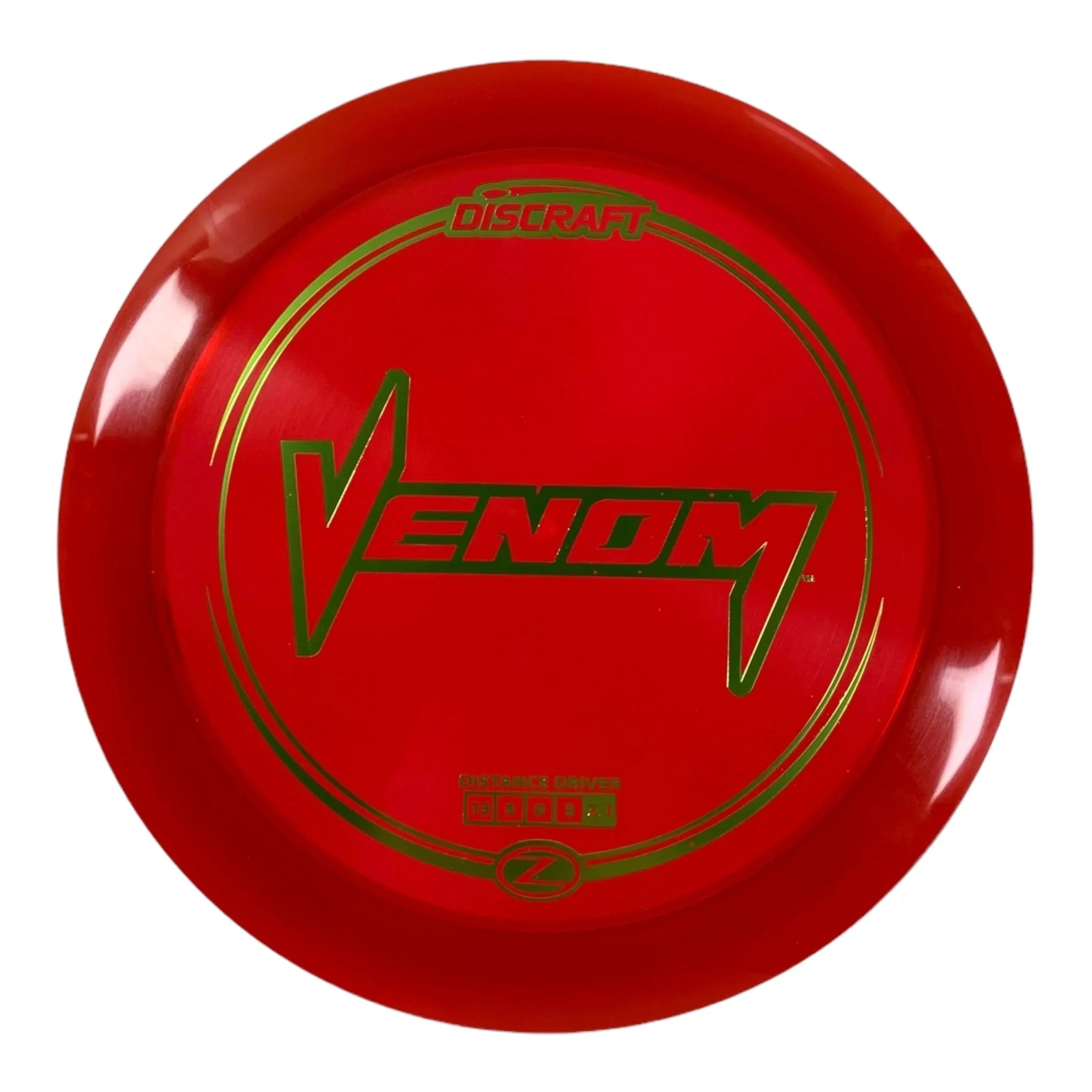 Discraft Venom | Z Line | Red/Green 166g Disc Golf