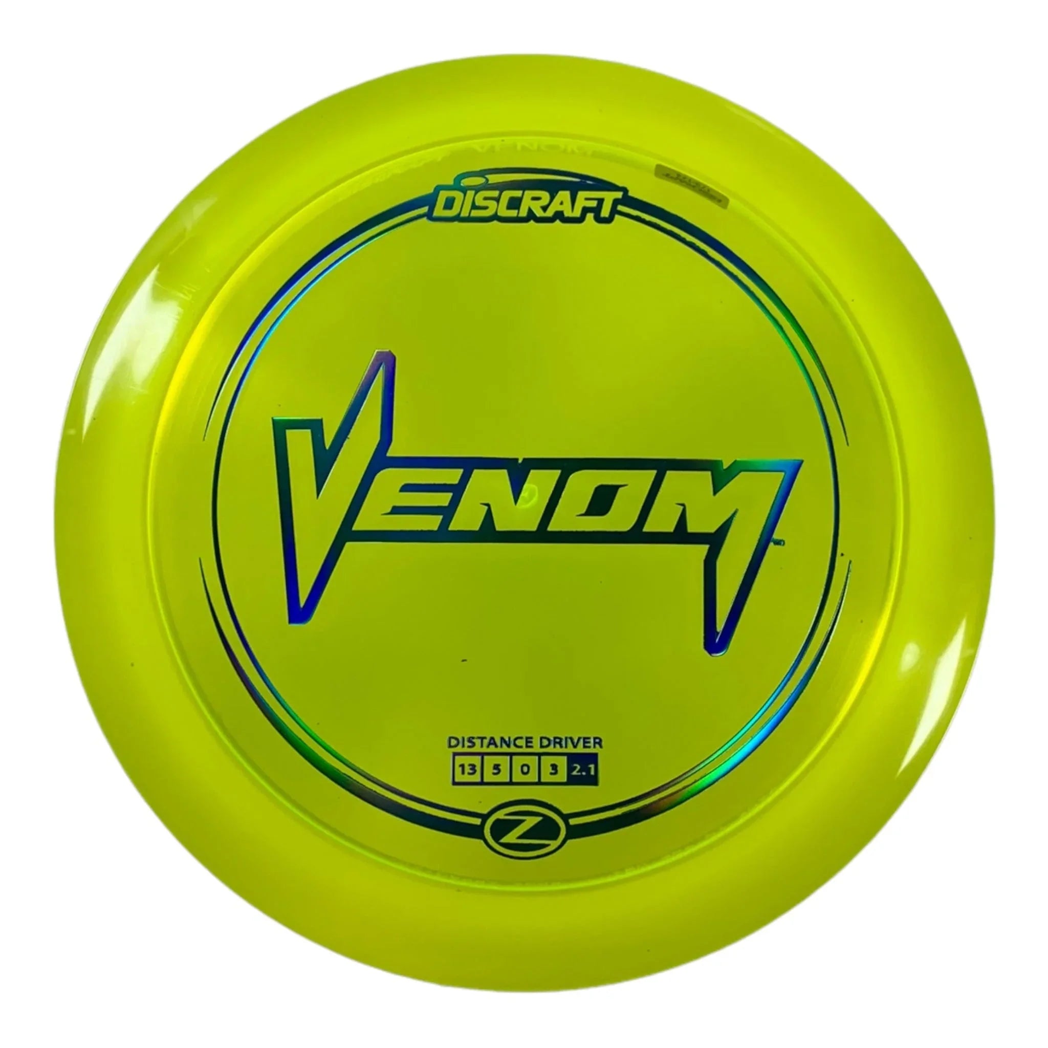 Discraft Venom | Z Line | Yellow/Blue 174g Disc Golf