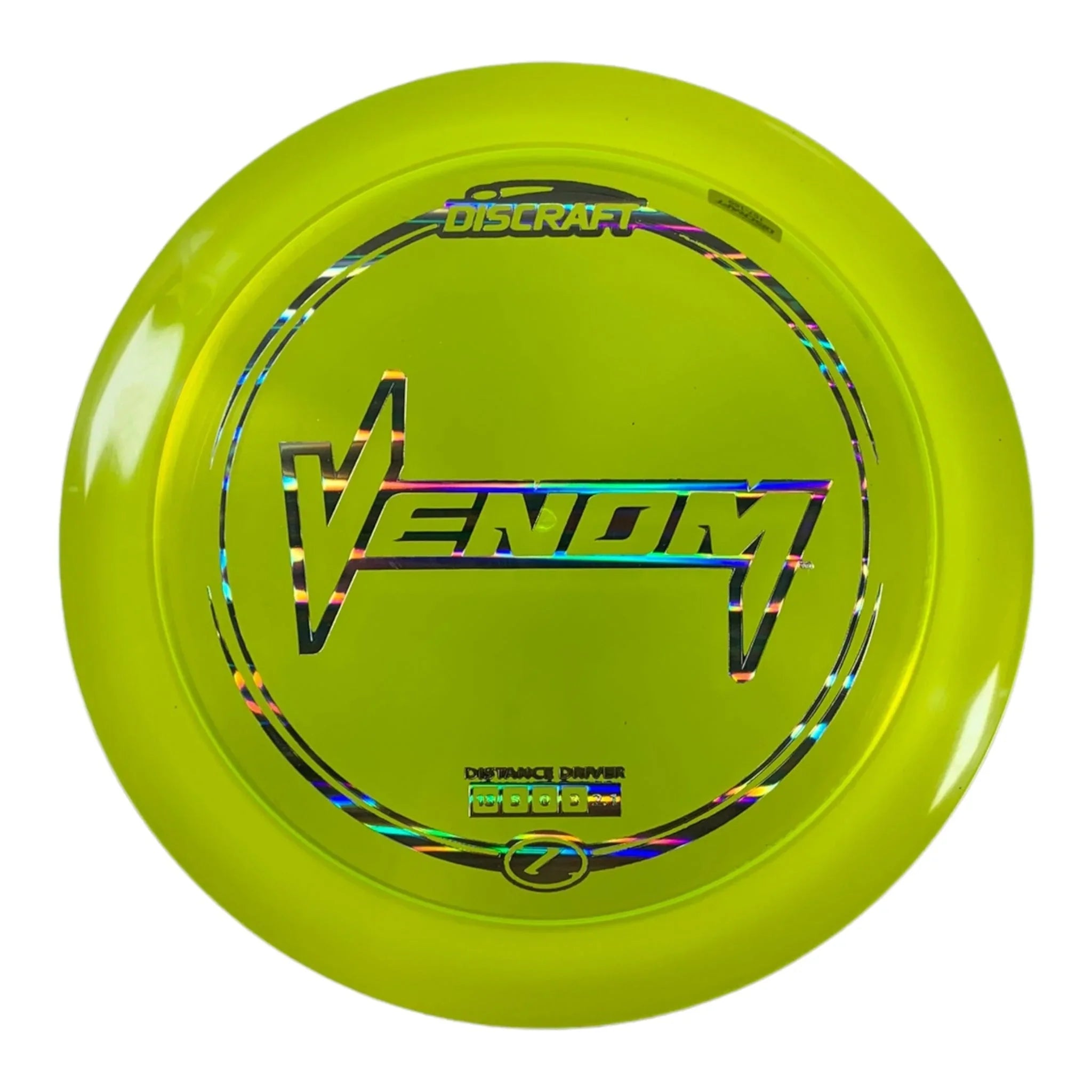 Discraft Venom | Z Line | Yellow/Holo 169g Disc Golf